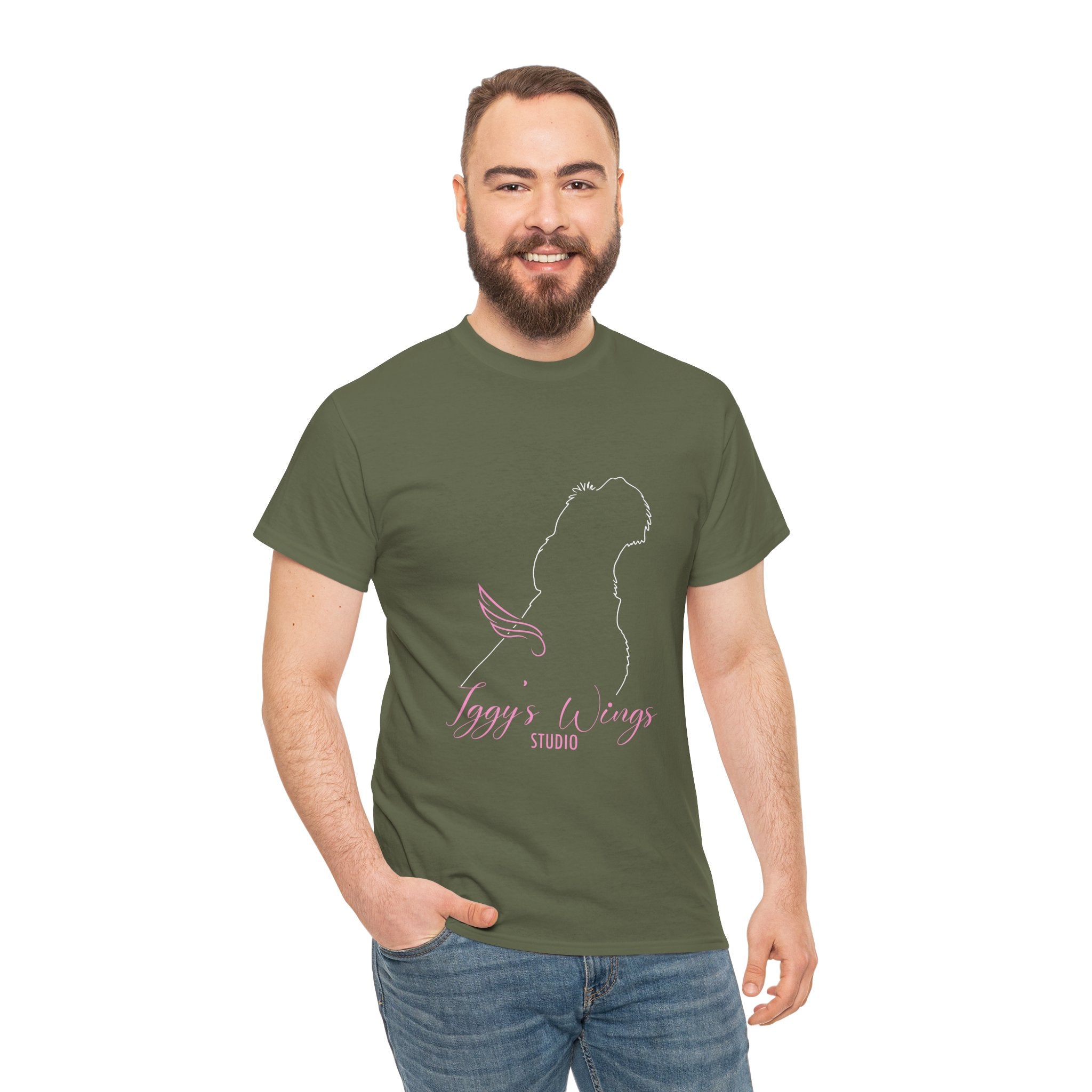 Iggy's Wings Full Silhouette Logo Tee (Heavier Material)
