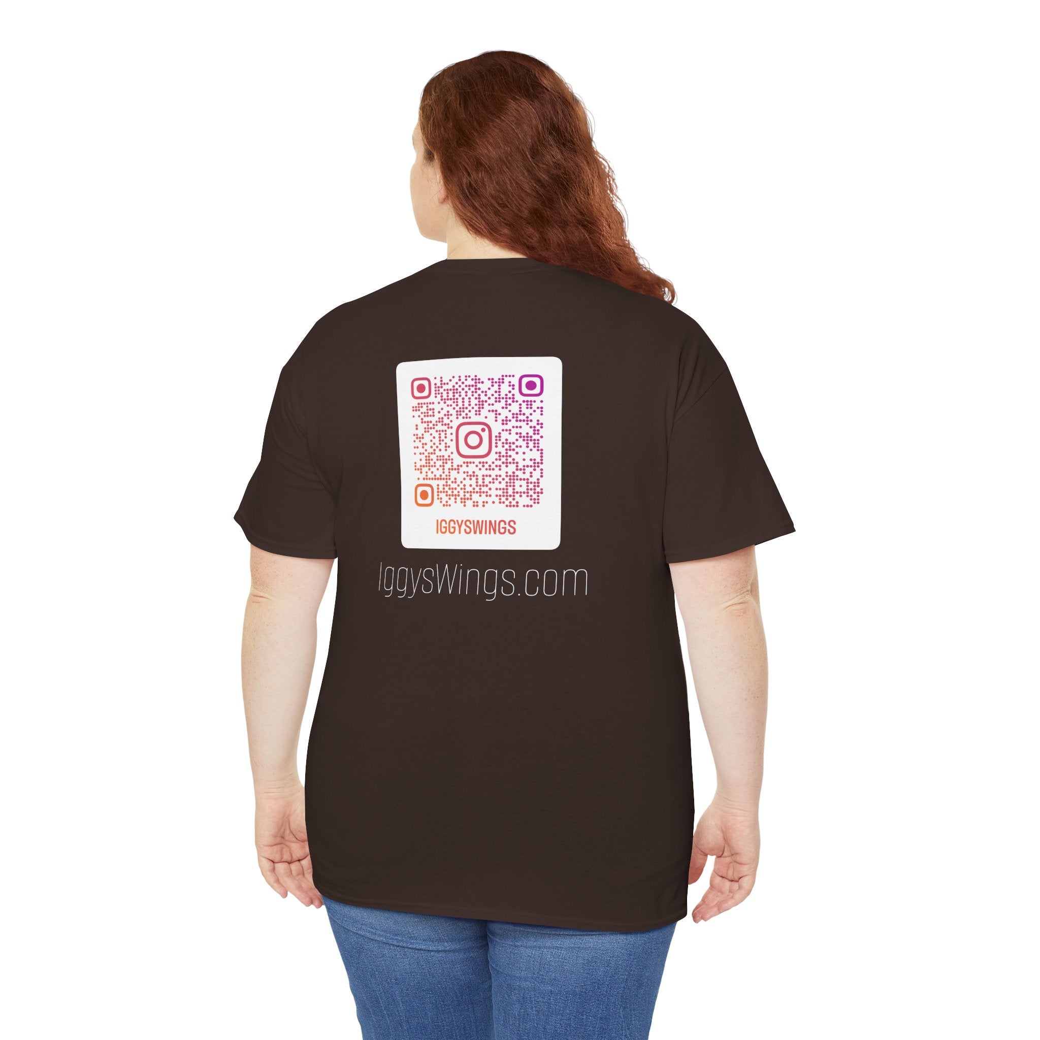 Iggy's Wings Full Silhouette Logo Tee (Heavier Material)