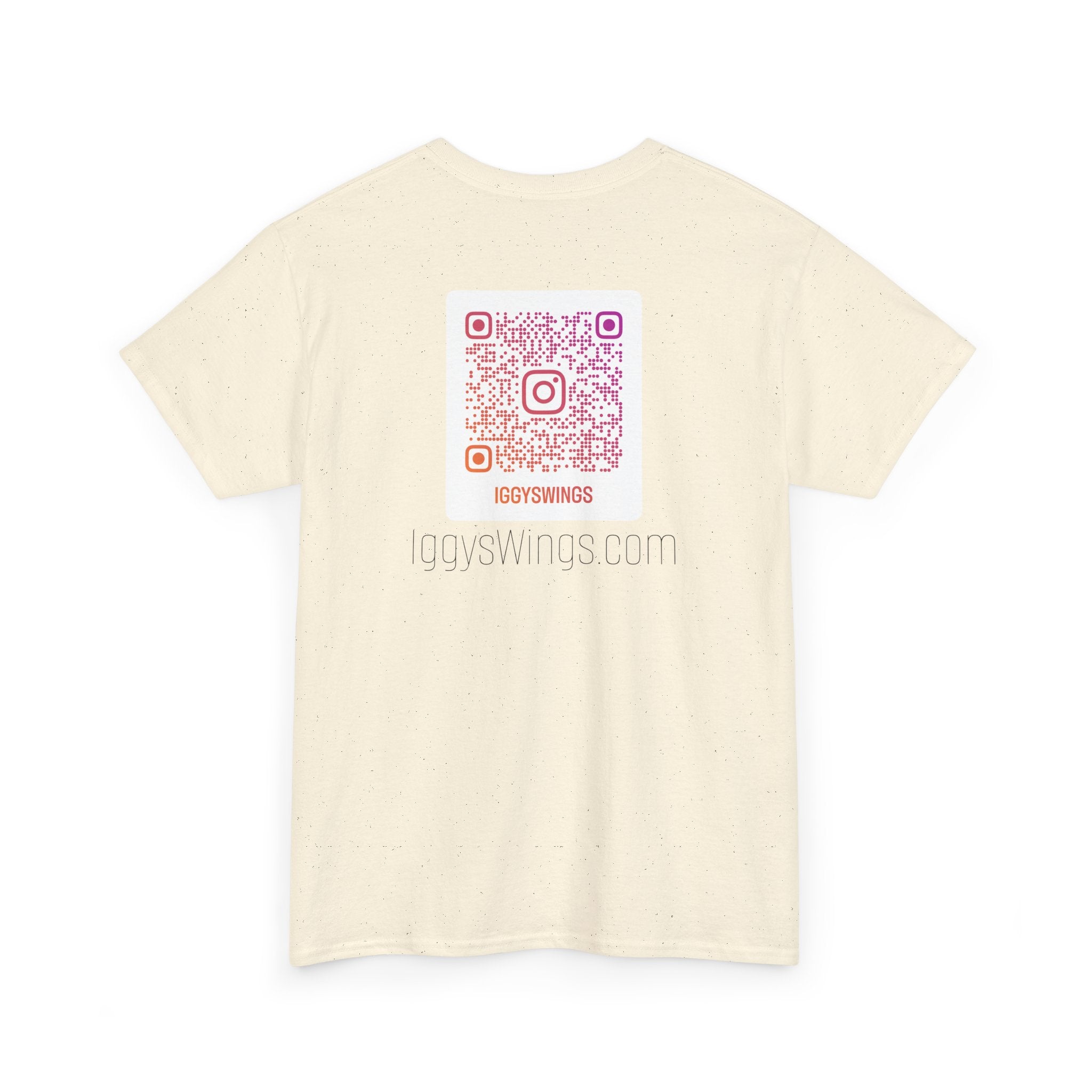 Iggy's Wings Full Silhouette Logo Tee (Heavier material)