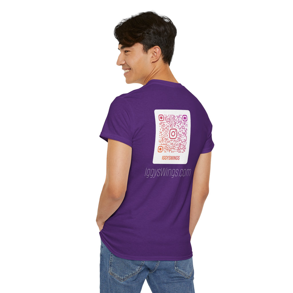 Iggy's Wings Pocket Silhouette Logo Tee (Heavier material)