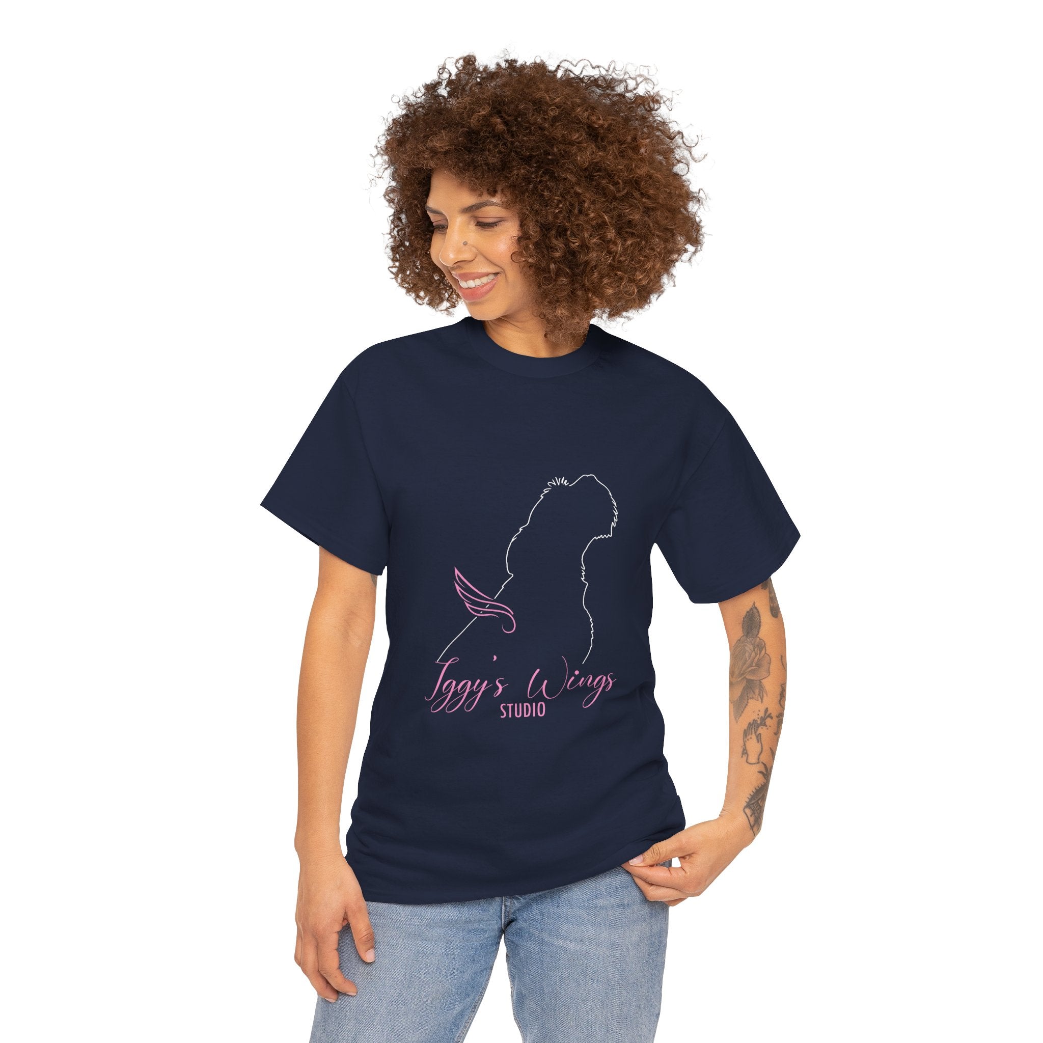 Iggy's Wings Full Silhouette Logo Tee (Heavier Material)