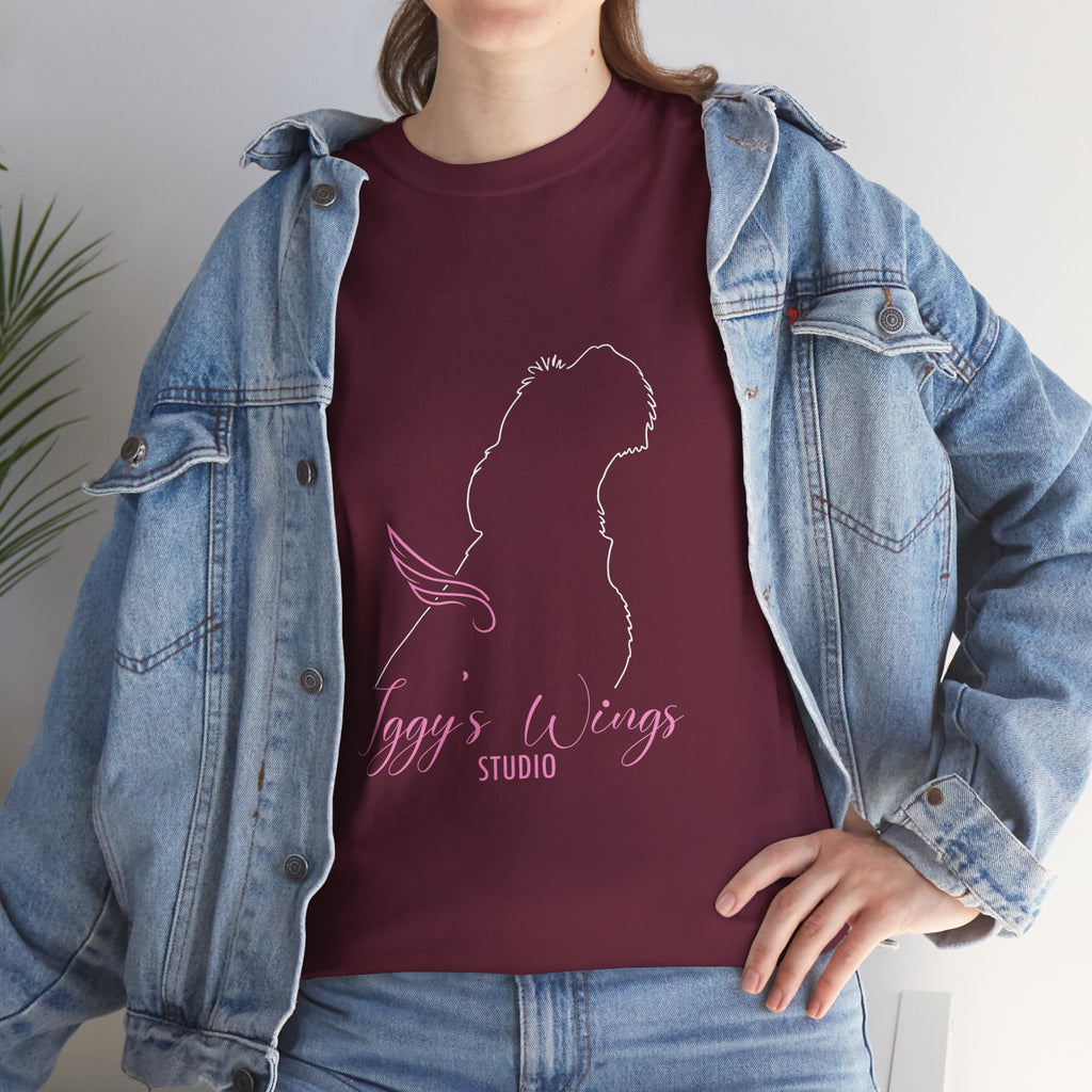 Iggy's Wings Full Silhouette Logo Tee (Heavier Material)