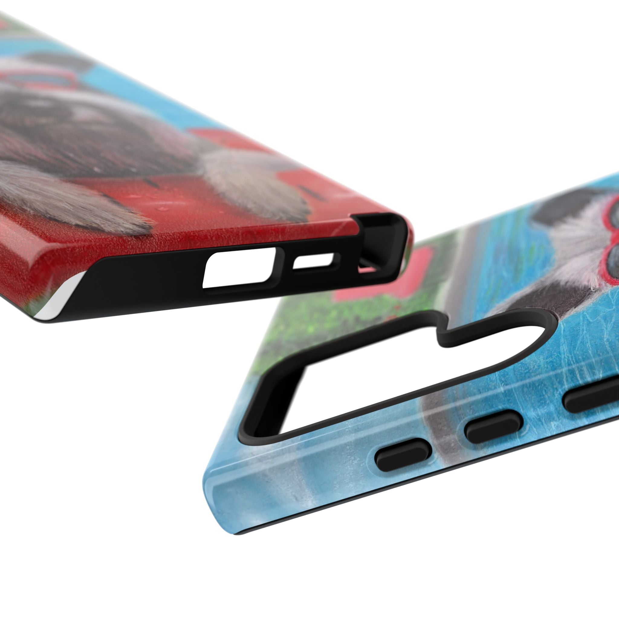 "Cool in the Pool" Phone Case — Cute Schnauzer in the Sun