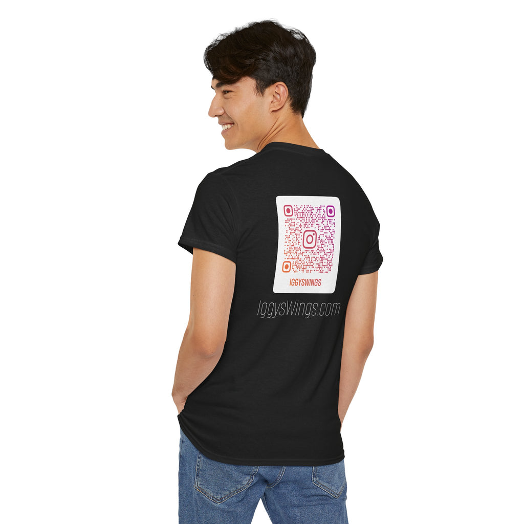 Iggy's Wings Full Silhouette Logo Tee (Heavier Material)