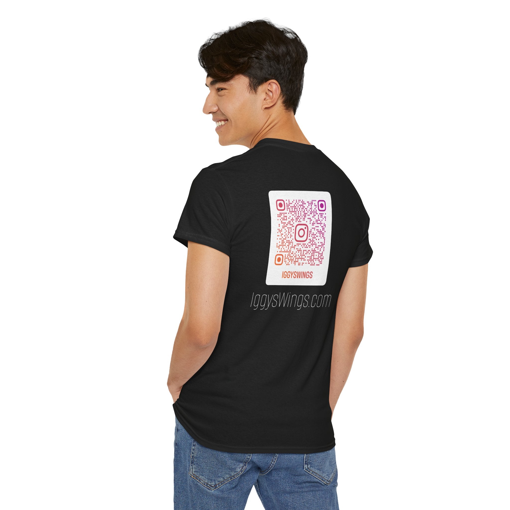 Iggy's Wings Full Silhouette Logo Tee (Heavier Material)