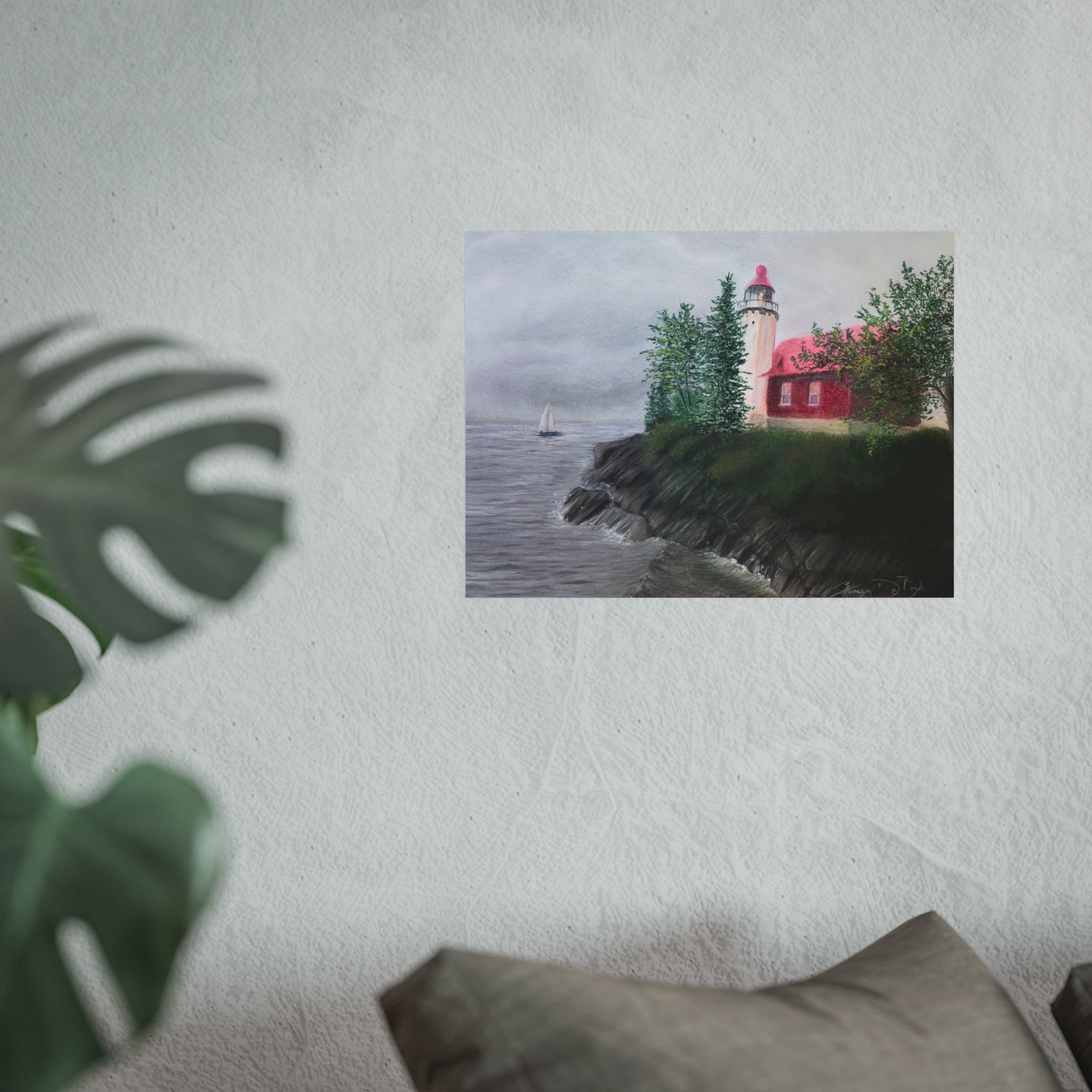 "I Miss You Already" Fine Art Poster — Coastal Seascape Print