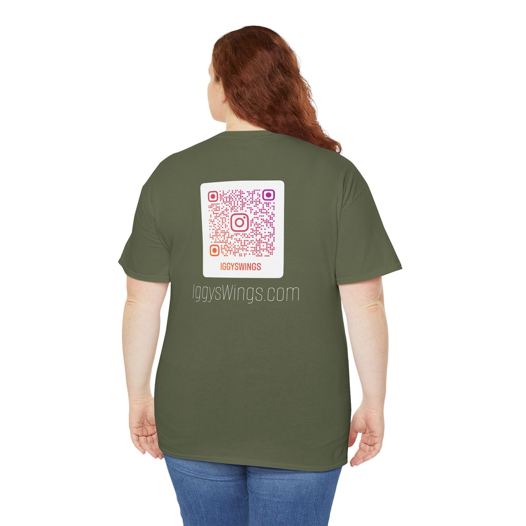 Iggy's Wings Pocket Silhouette Logo Tee (Heavier material)