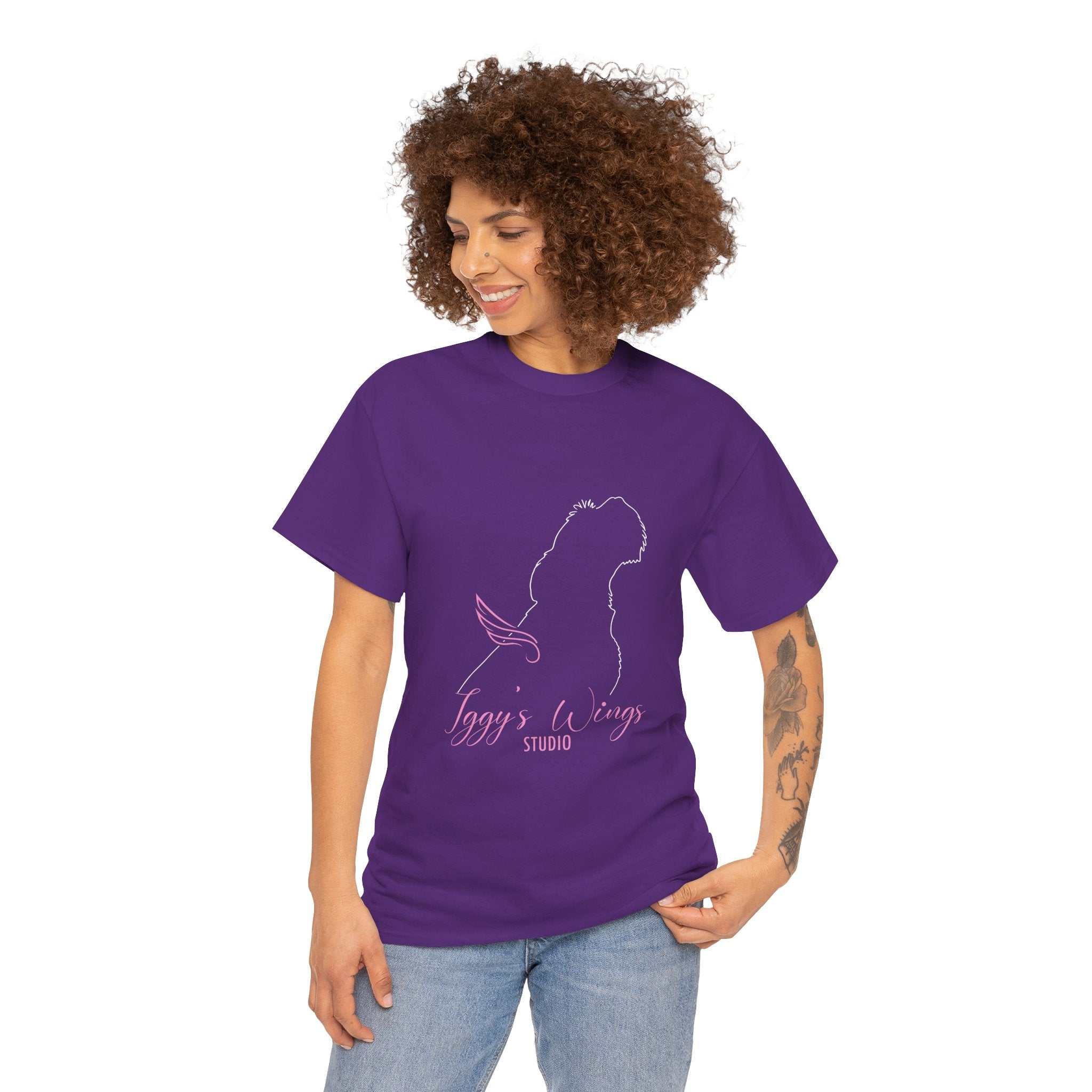 Iggy's Wings Full Silhouette Logo Tee (Heavier Material)