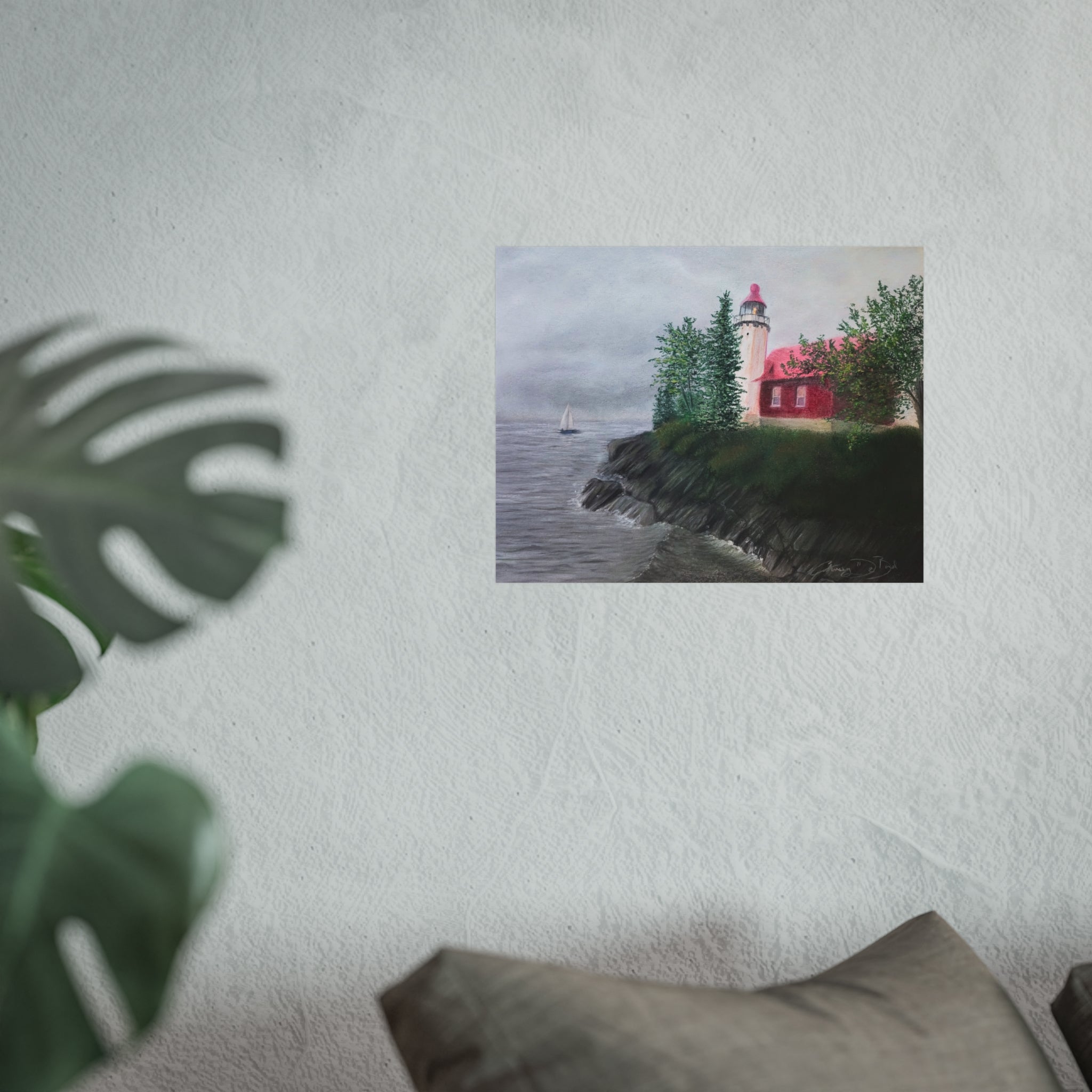 "I Miss You Already" Fine Art Poster — Coastal Seascape Print