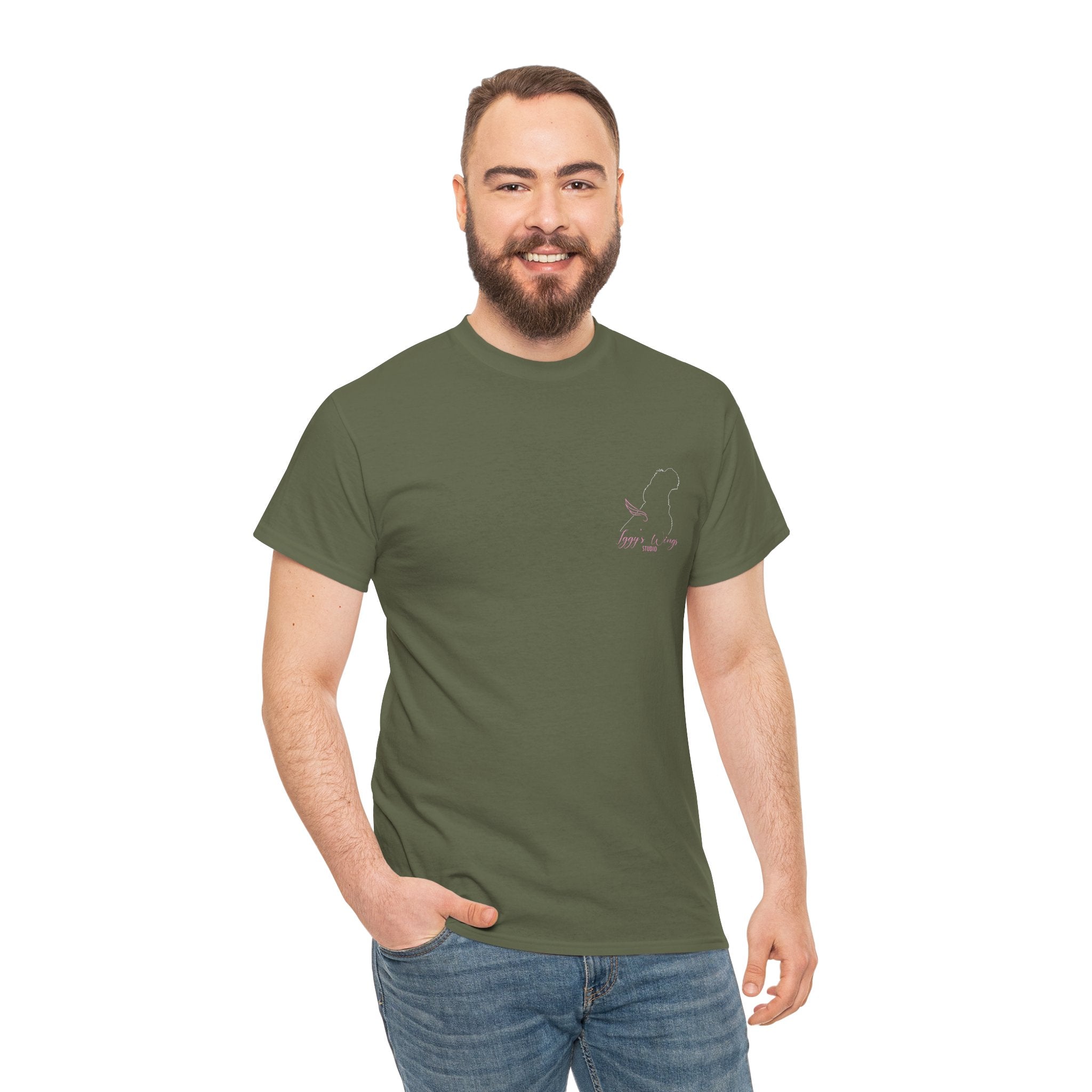 Iggy's Wings Pocket Silhouette Logo Tee (Heavier material)