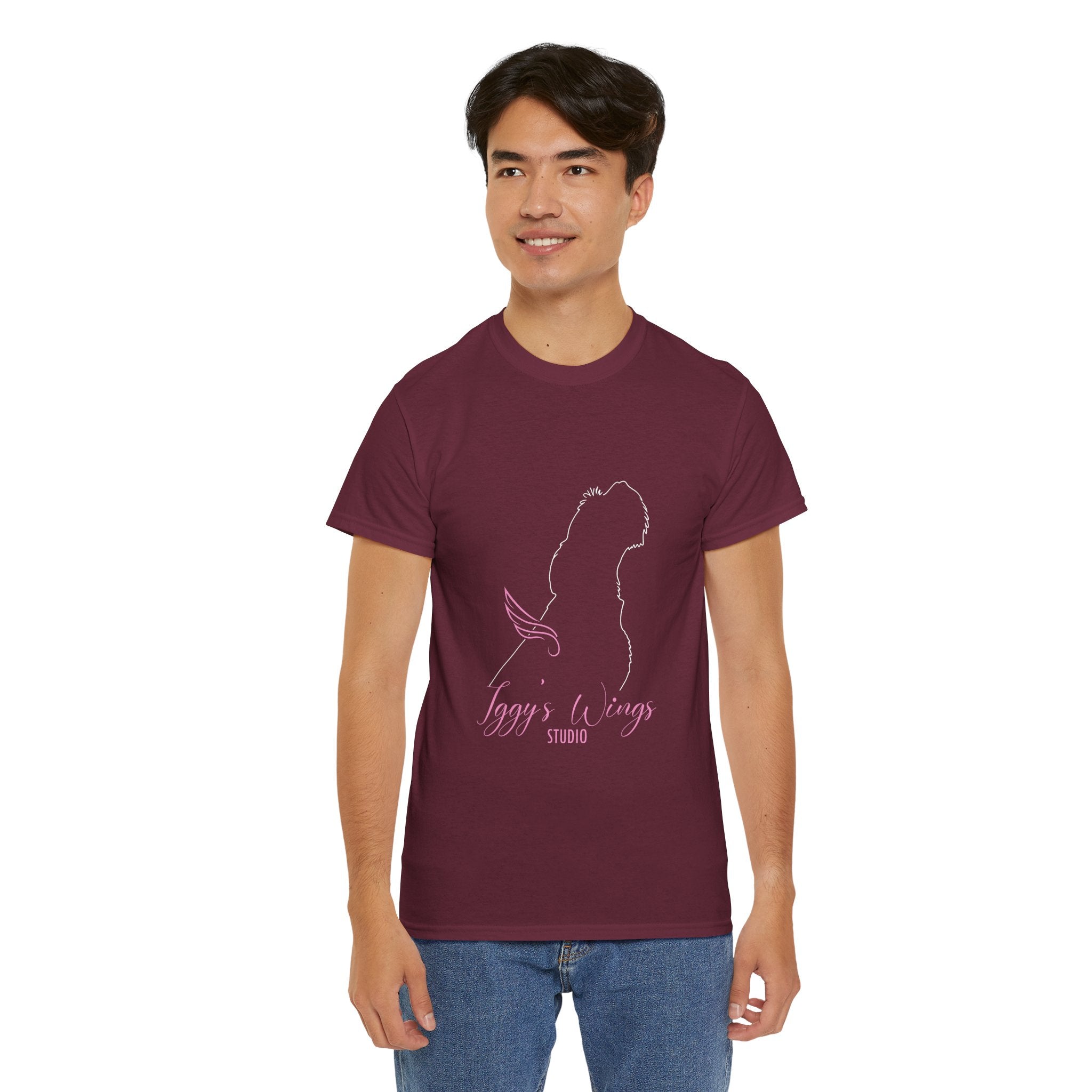 Iggy's Wings Full Silhouette Logo Tee (Heavier Material)