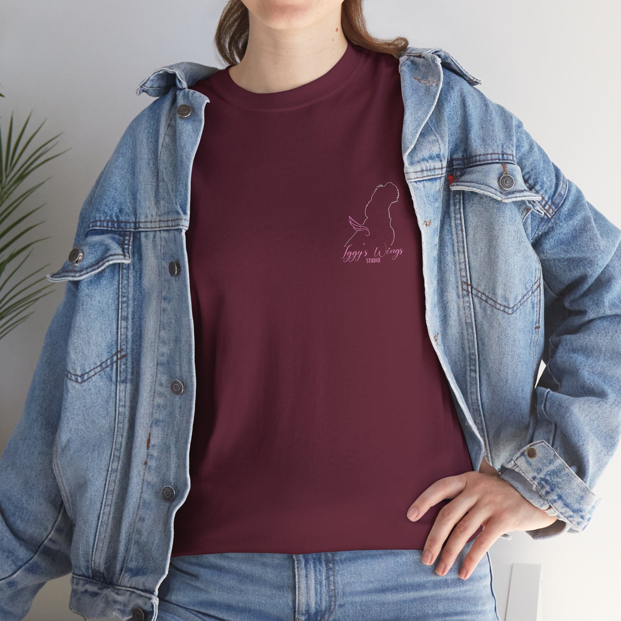 Iggy's Wings Pocket Silhouette Logo Tee (Heavier material)