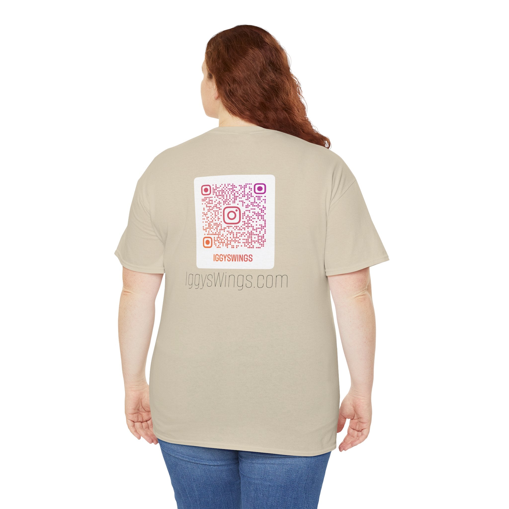Iggy's Wings Full Silhouette Logo Tee (Heavier material)