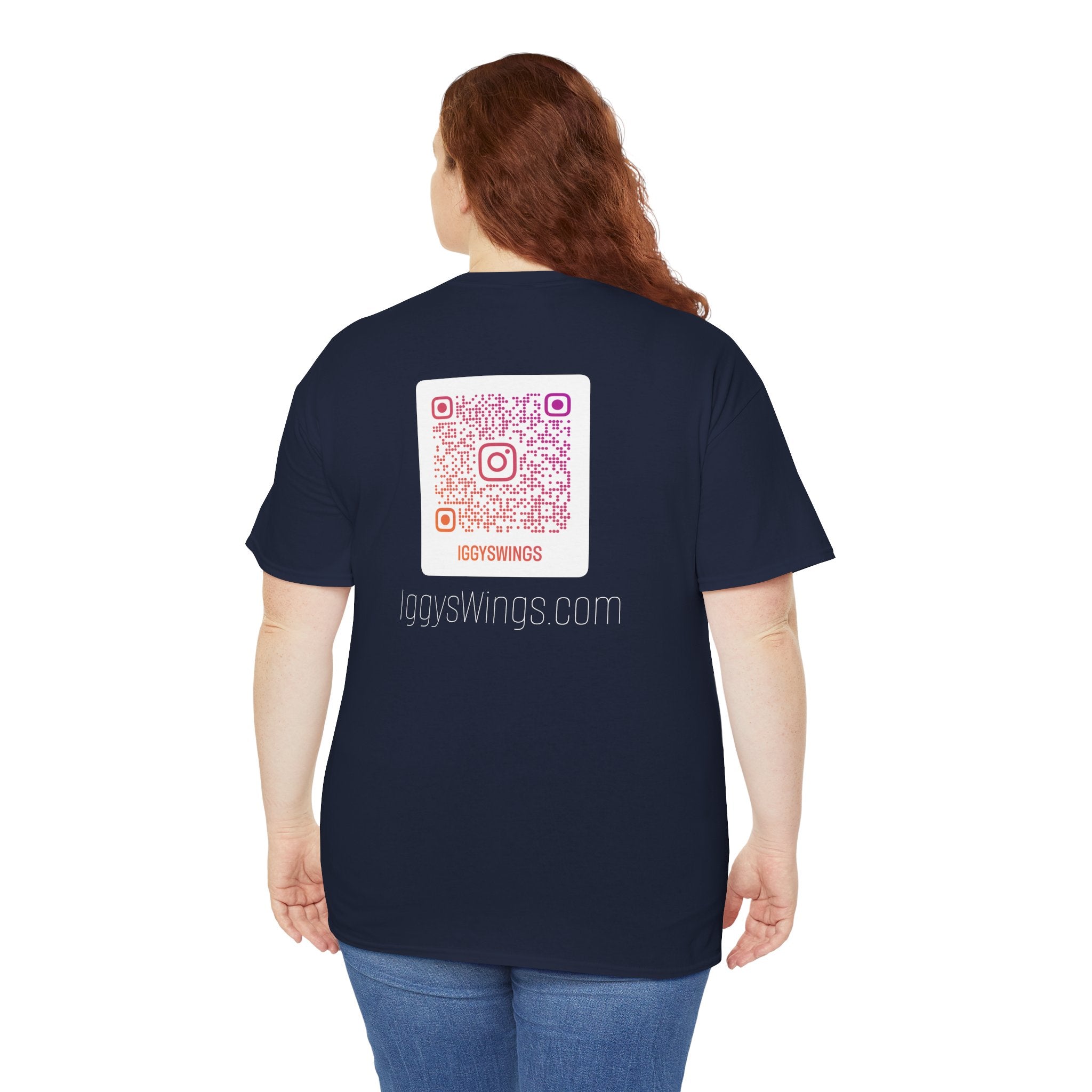 Iggy's Wings Pocket Silhouette Logo Tee (Heavier material)