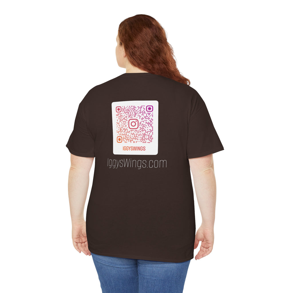 Iggy's Wings Pocket Silhouette Logo Tee (Heavier material)
