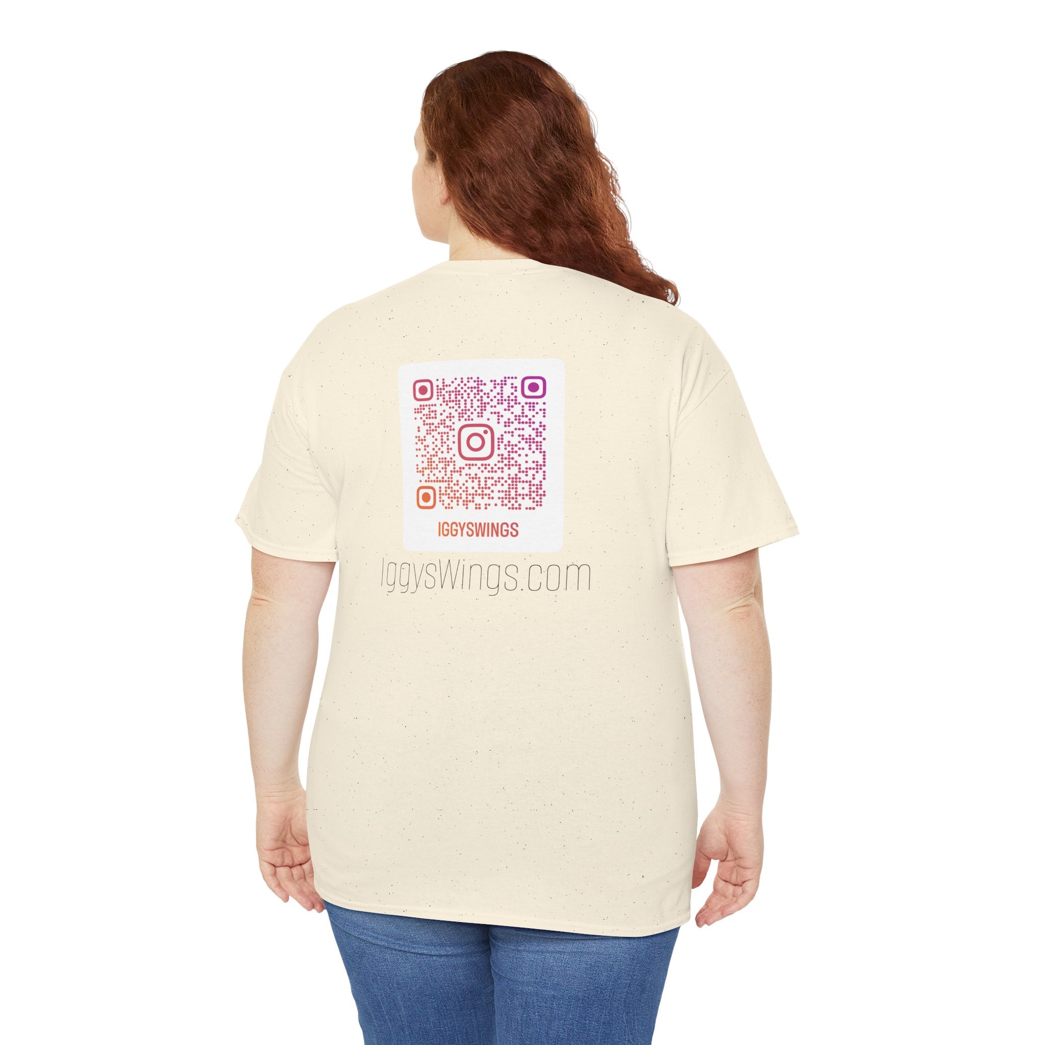 Iggy's Wings Full Silhouette Logo Tee (Heavier material)