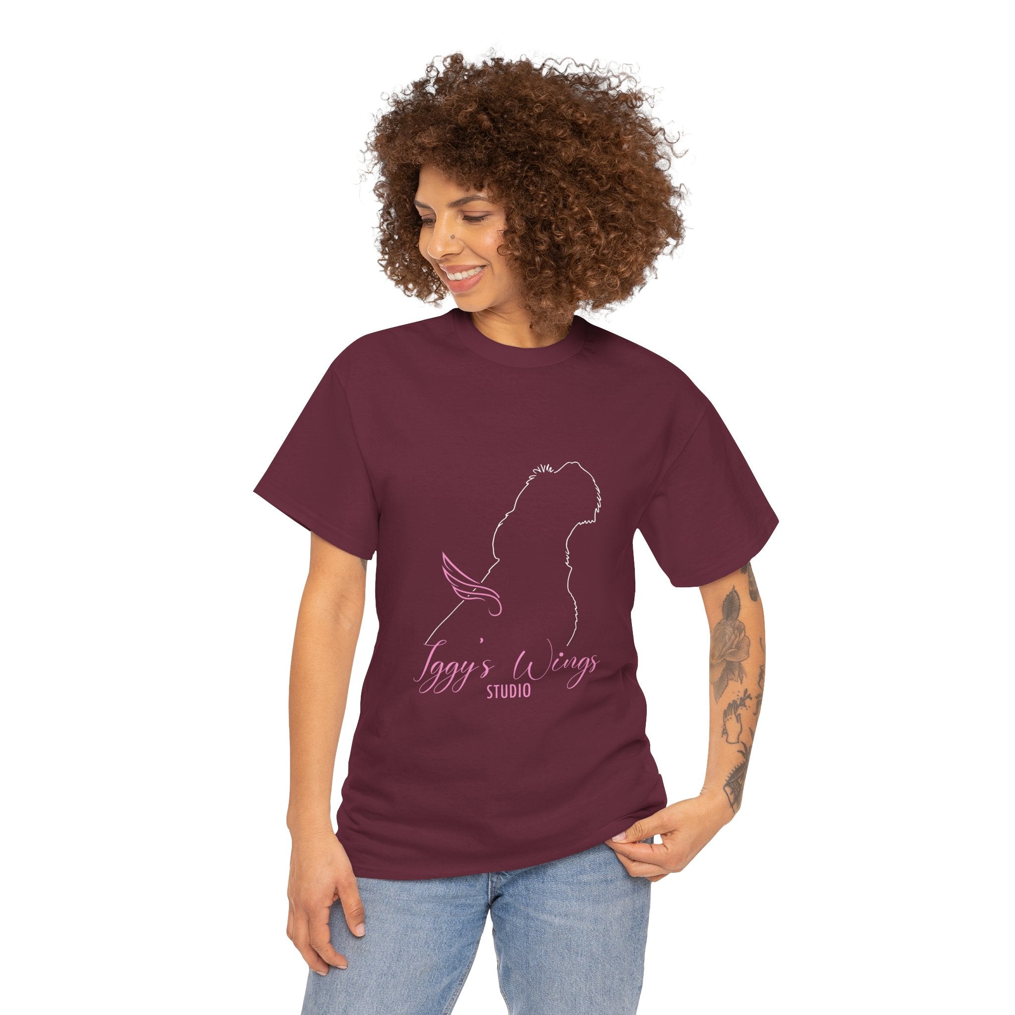 Iggy's Wings Full Silhouette Logo Tee (Heavier Material)