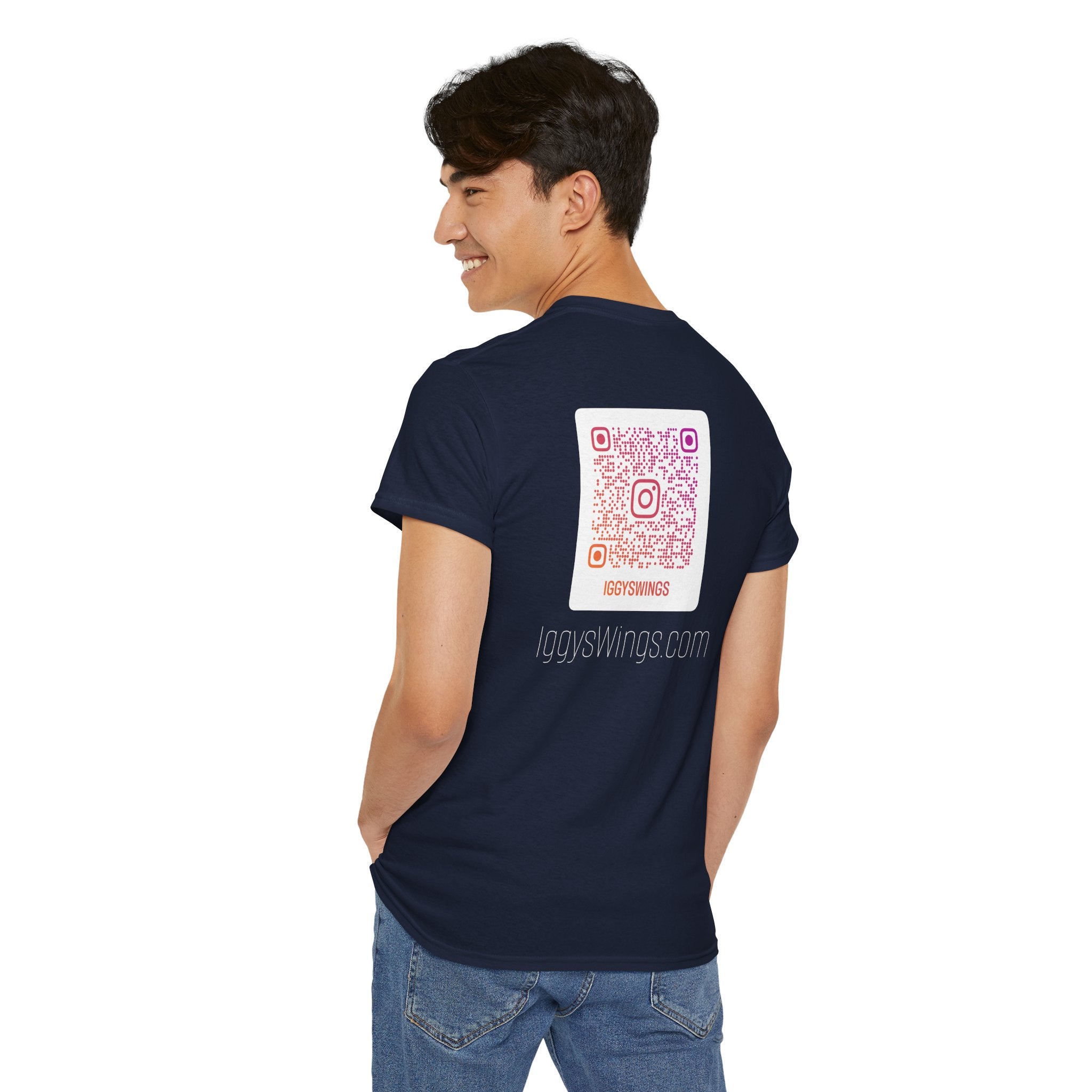 Iggy's Wings Full Silhouette Logo Tee (Heavier Material)