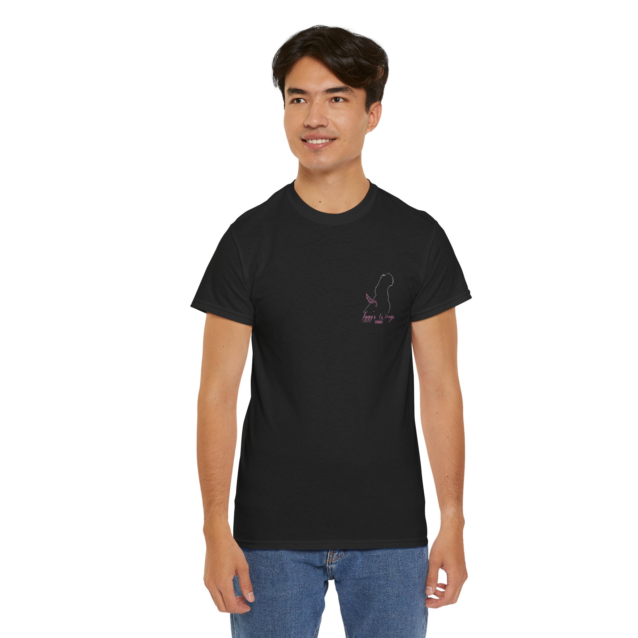 Iggy's Wings Pocket Silhouette Logo Tee (Heavier material)