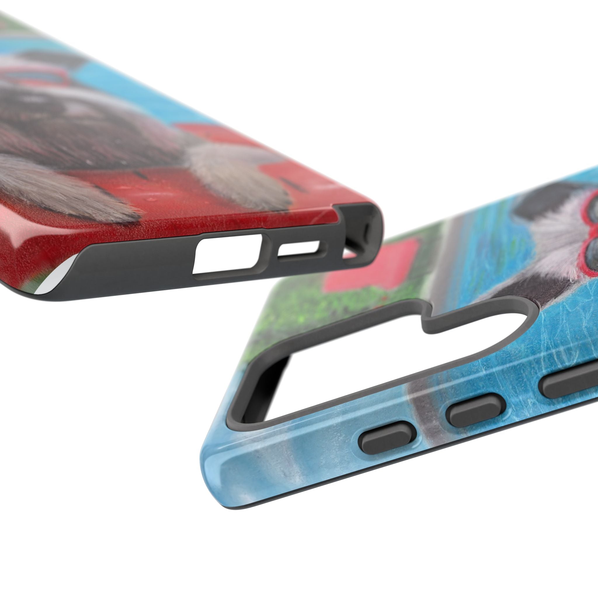 "Cool in the Pool" Phone Case — Cute Schnauzer in the Sun
