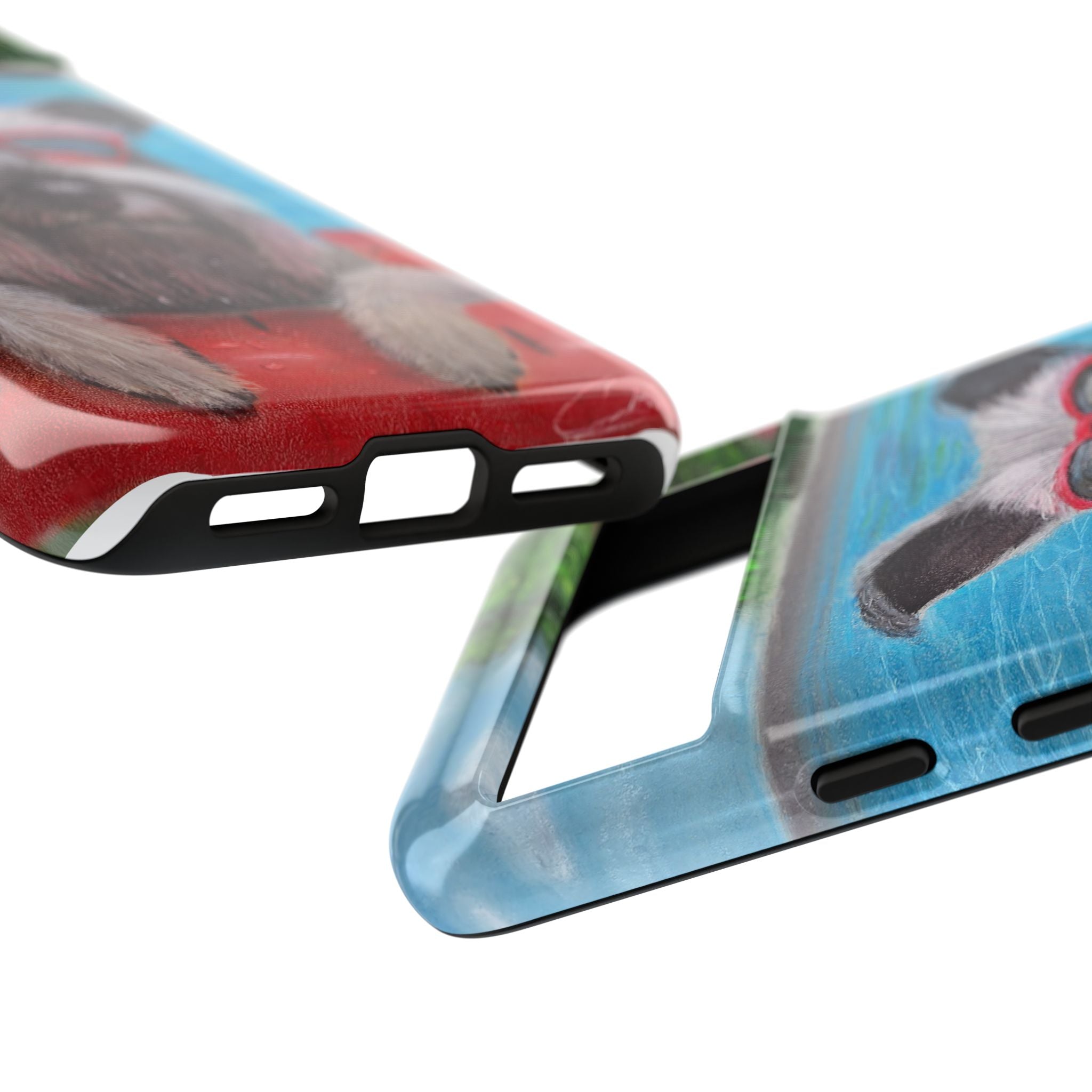 "Cool in the Pool" Phone Case — Cute Schnauzer in the Sun
