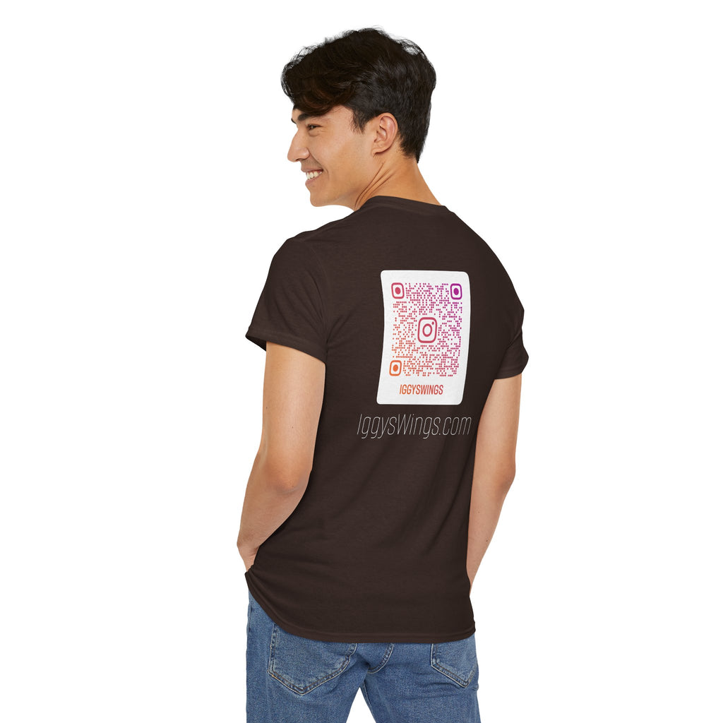 Iggy's Wings Pocket Silhouette Logo Tee (Heavier material)