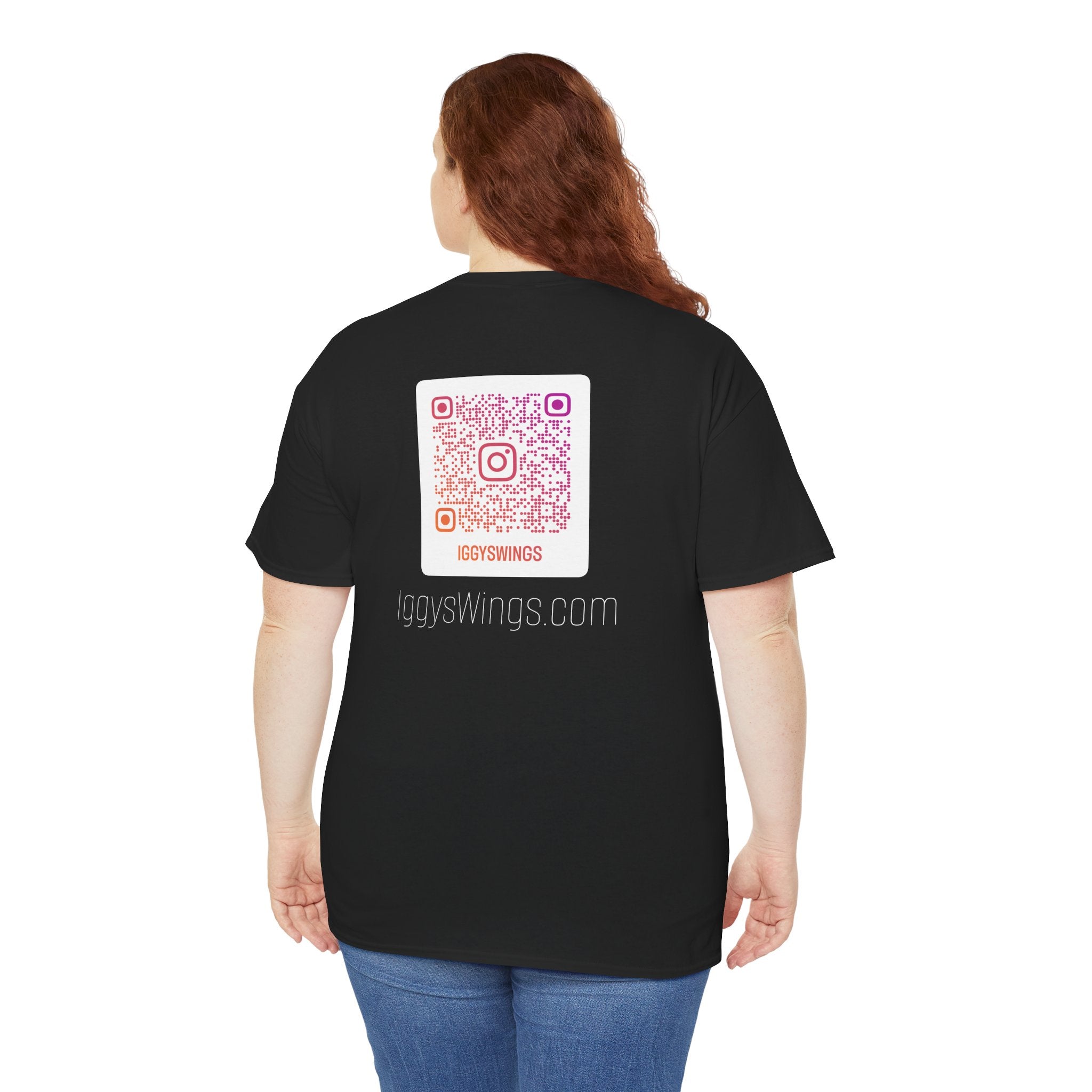 Iggy's Wings Full Silhouette Logo Tee (Heavier Material)