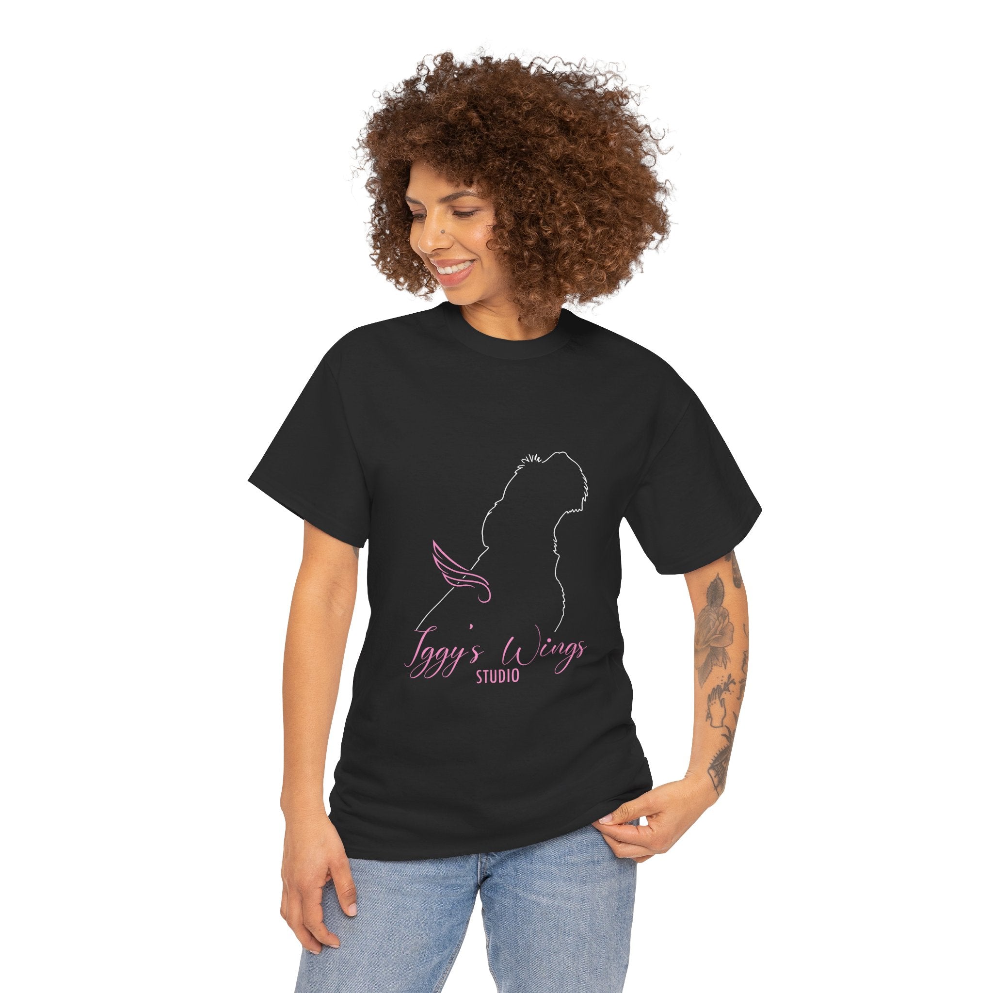 Iggy's Wings Full Silhouette Logo Tee (Heavier Material)