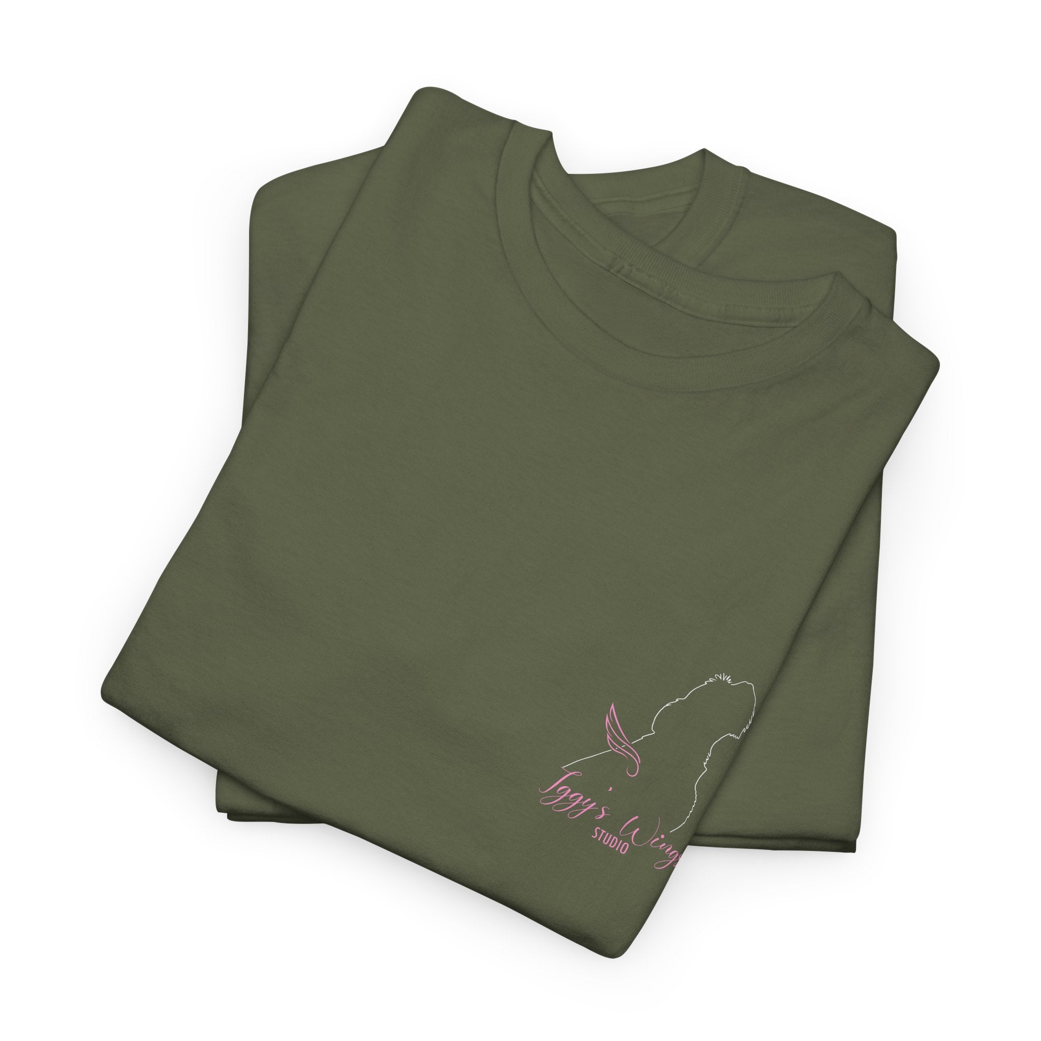 Iggy's Wings Pocket Silhouette Logo Tee (Heavier material)