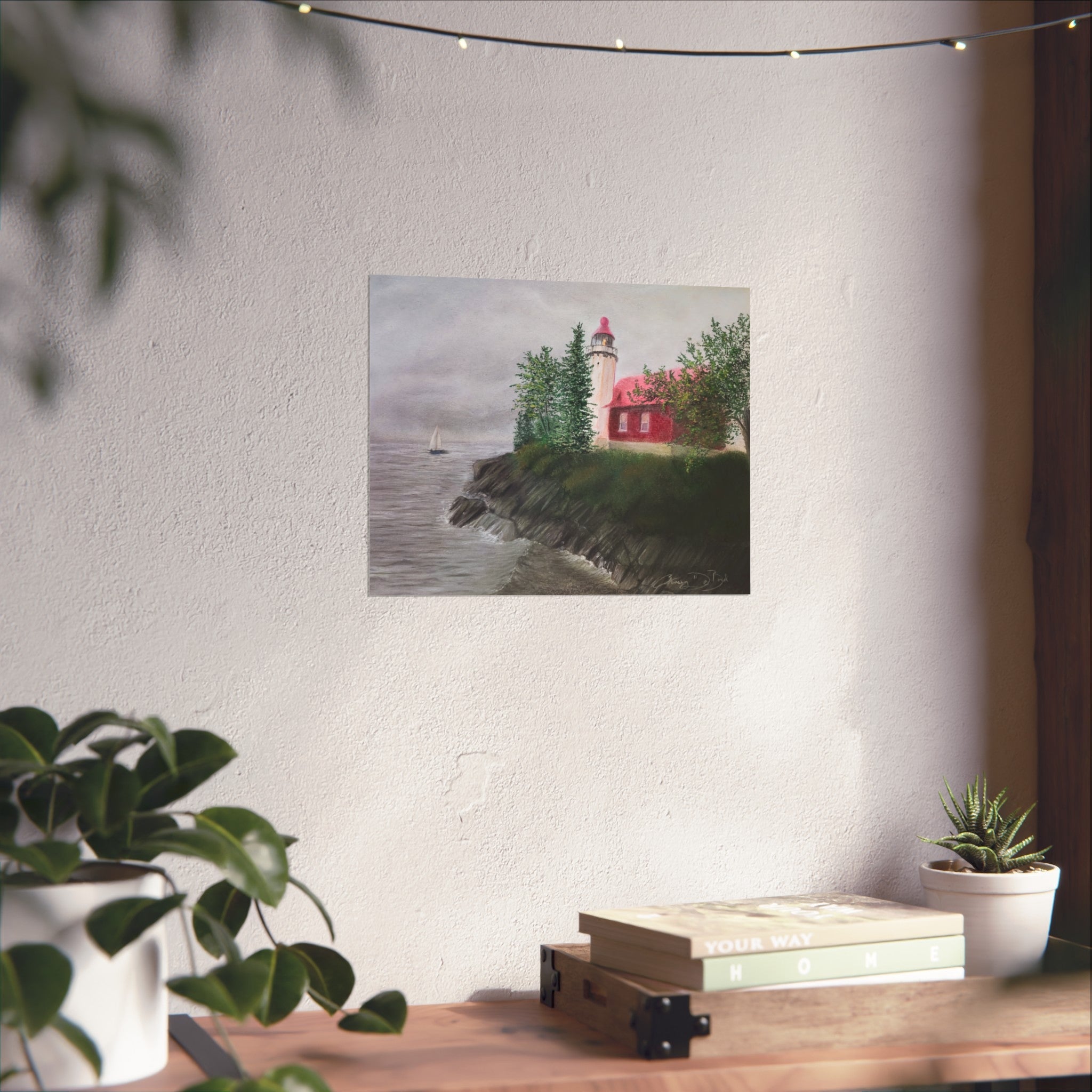 "I Miss You Already" Fine Art Poster — Coastal Seascape Print