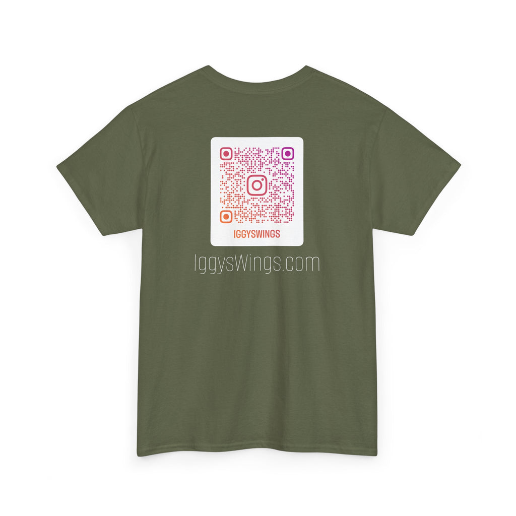 Iggy's Wings Full Silhouette Logo Tee (Heavier Material)
