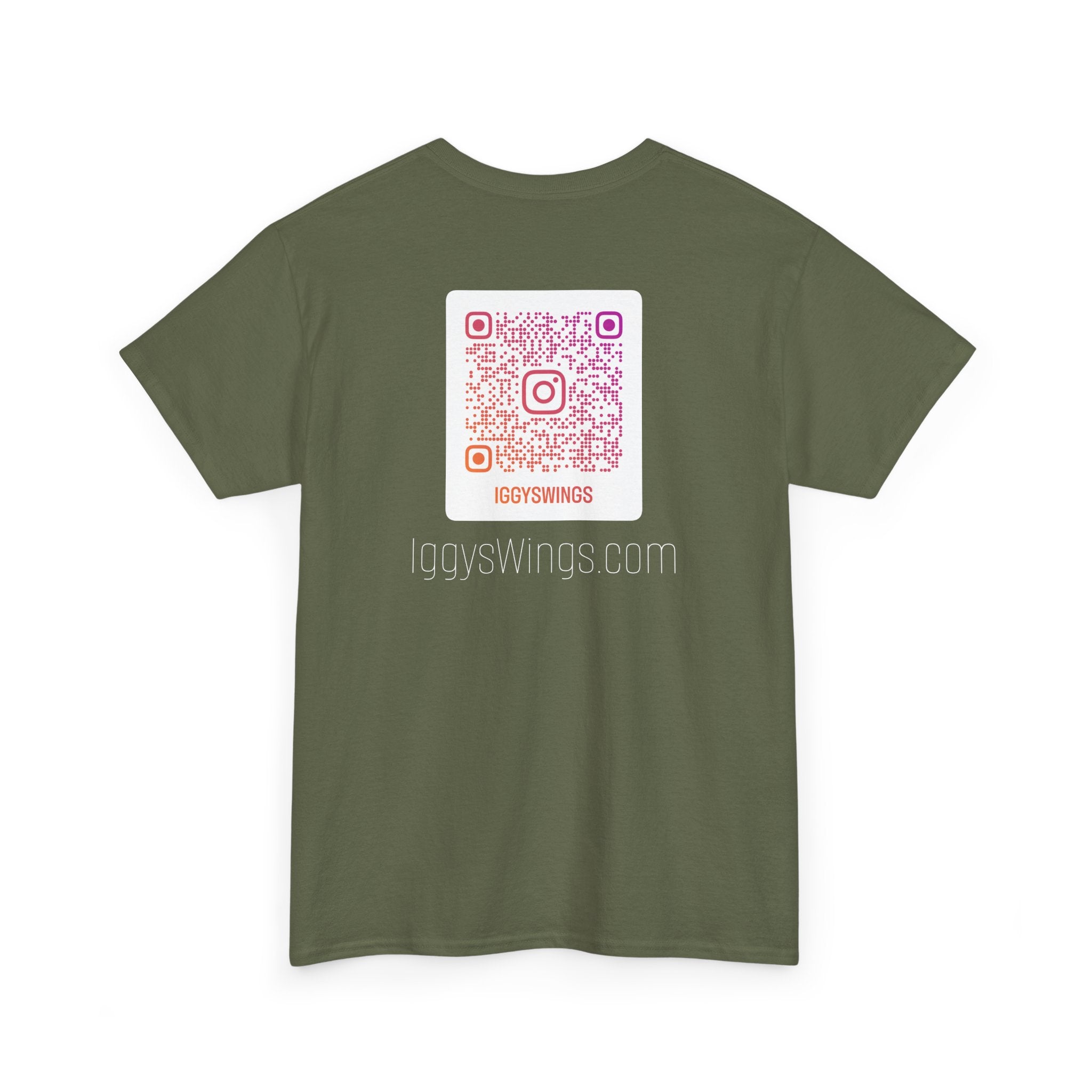 Iggy's Wings Full Silhouette Logo Tee (Heavier Material)