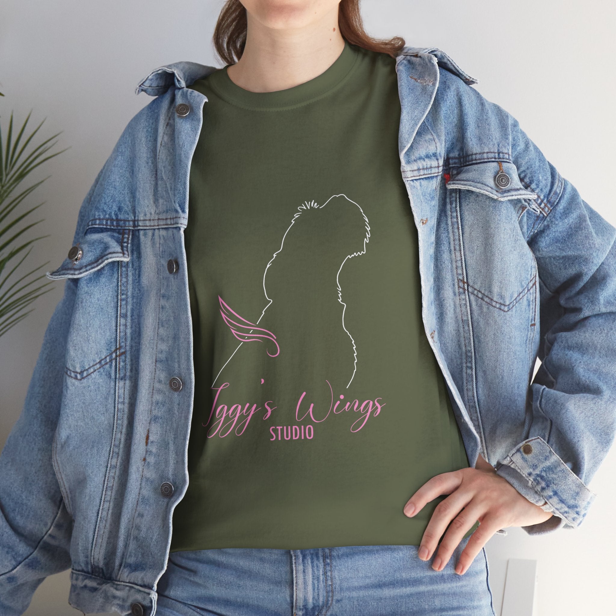 Iggy's Wings Full Silhouette Logo Tee (Heavier Material)