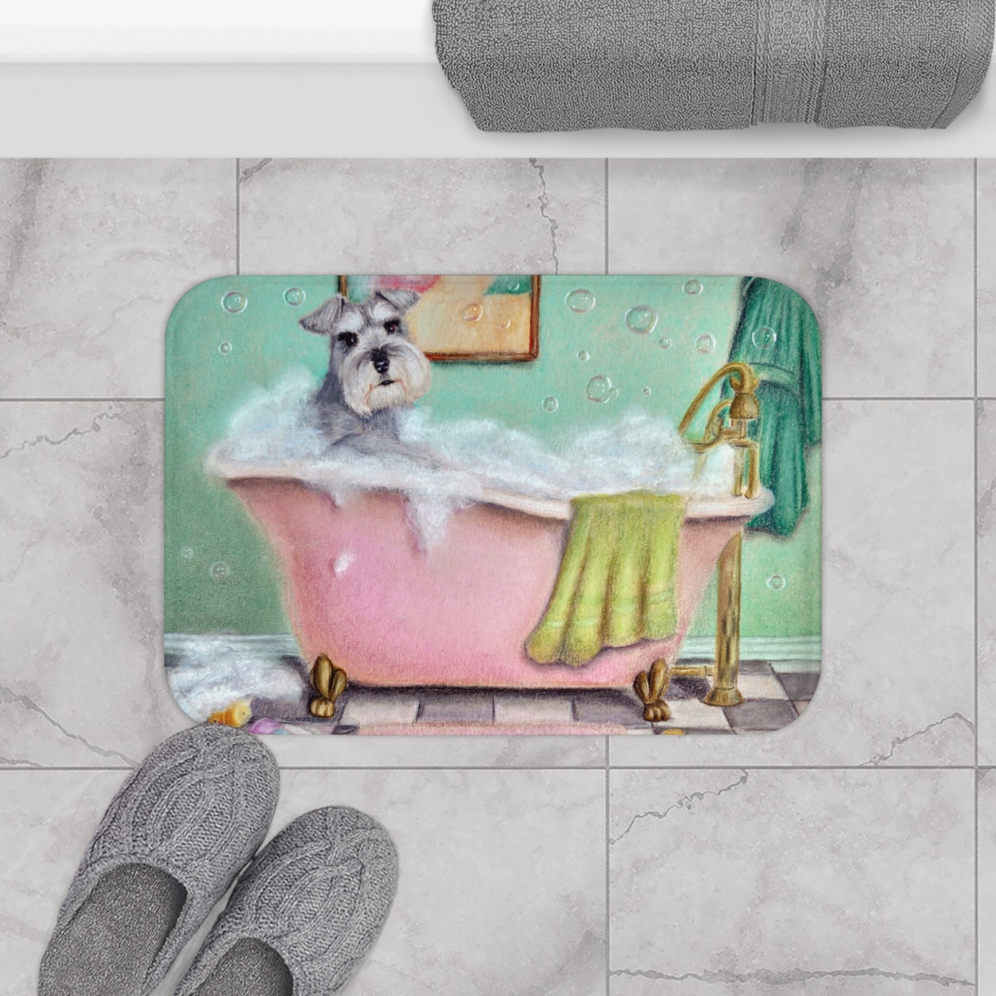 Bath Time Bubbles - Bath Mat