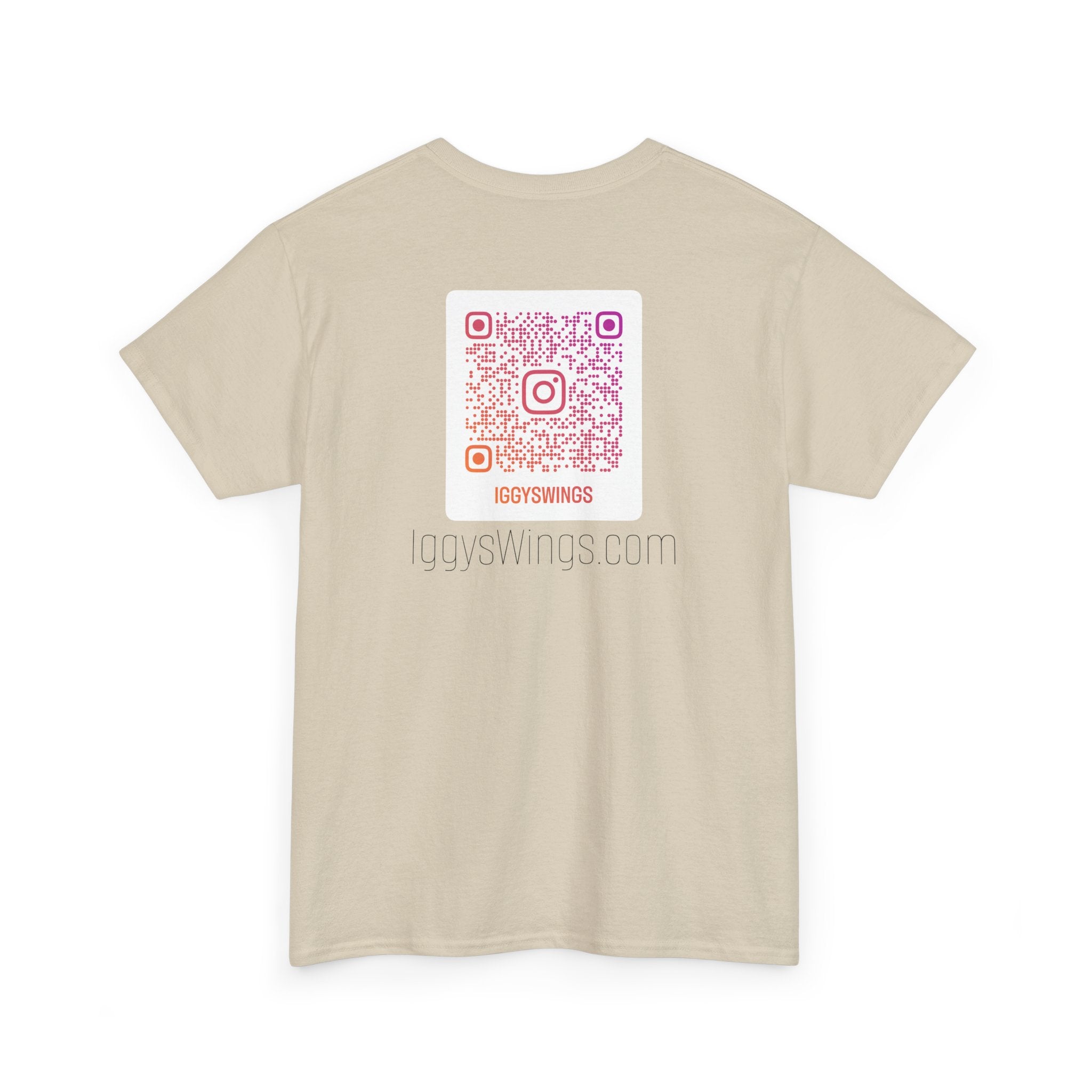 Iggy's Wings Full Silhouette Logo Tee (Heavier material)