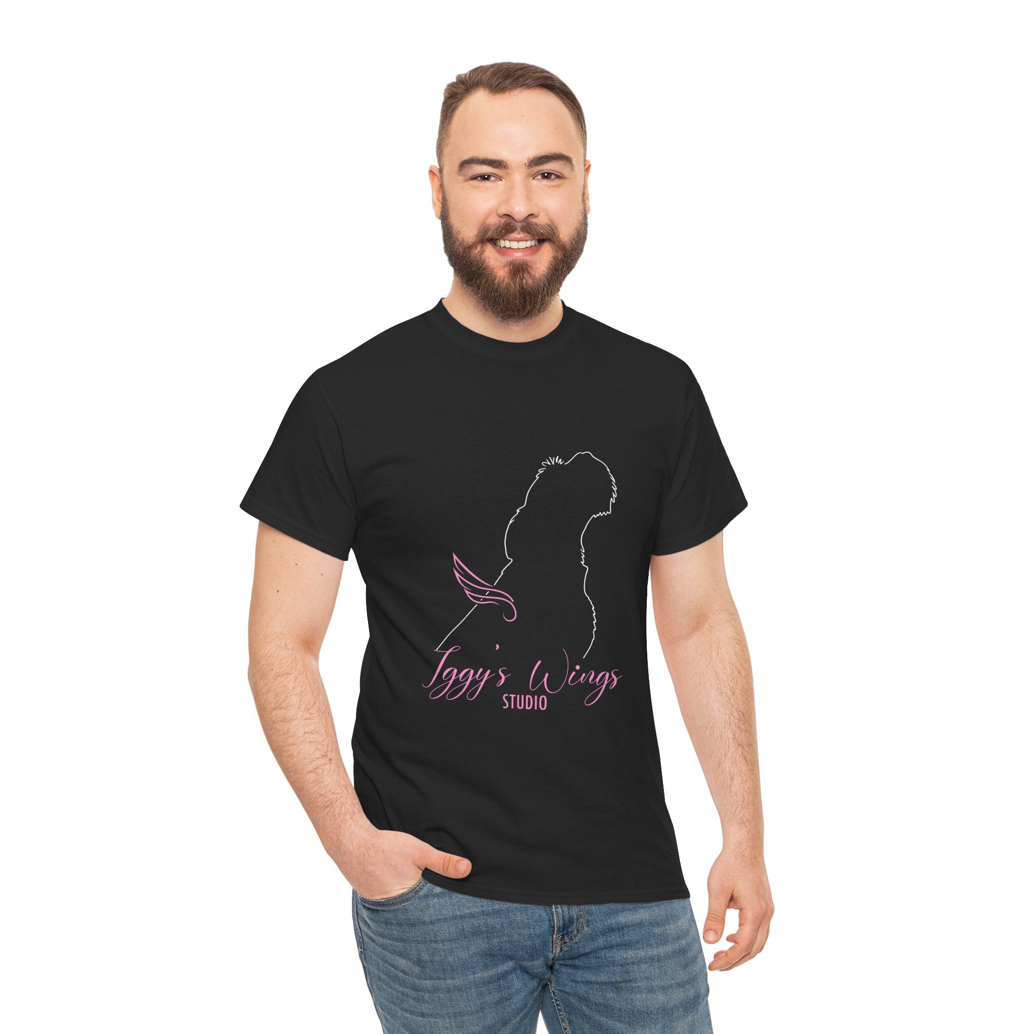 Iggy's Wings Full Silhouette Logo Tee (Heavier Material)