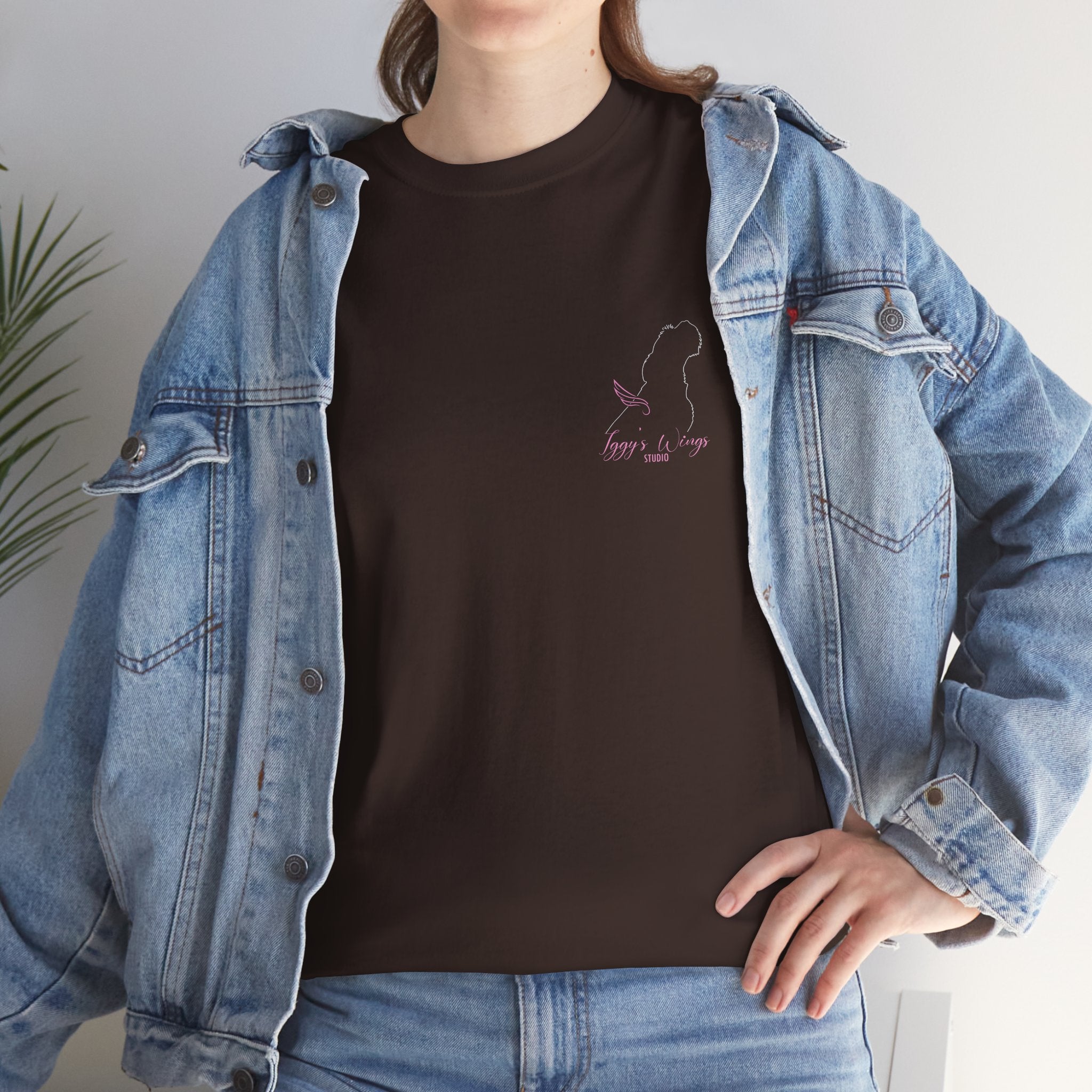 Iggy's Wings Pocket Silhouette Logo Tee (Heavier material)