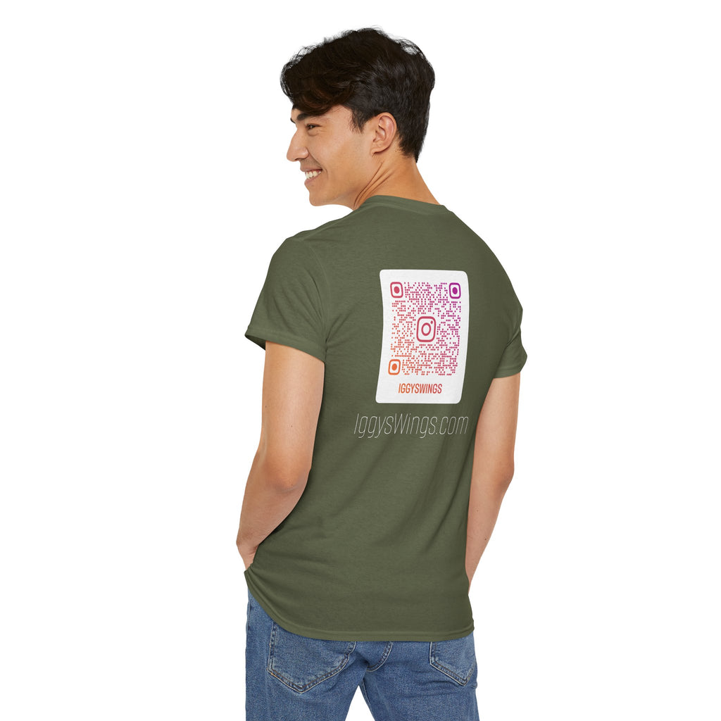 Iggy's Wings Full Silhouette Logo Tee (Heavier Material)