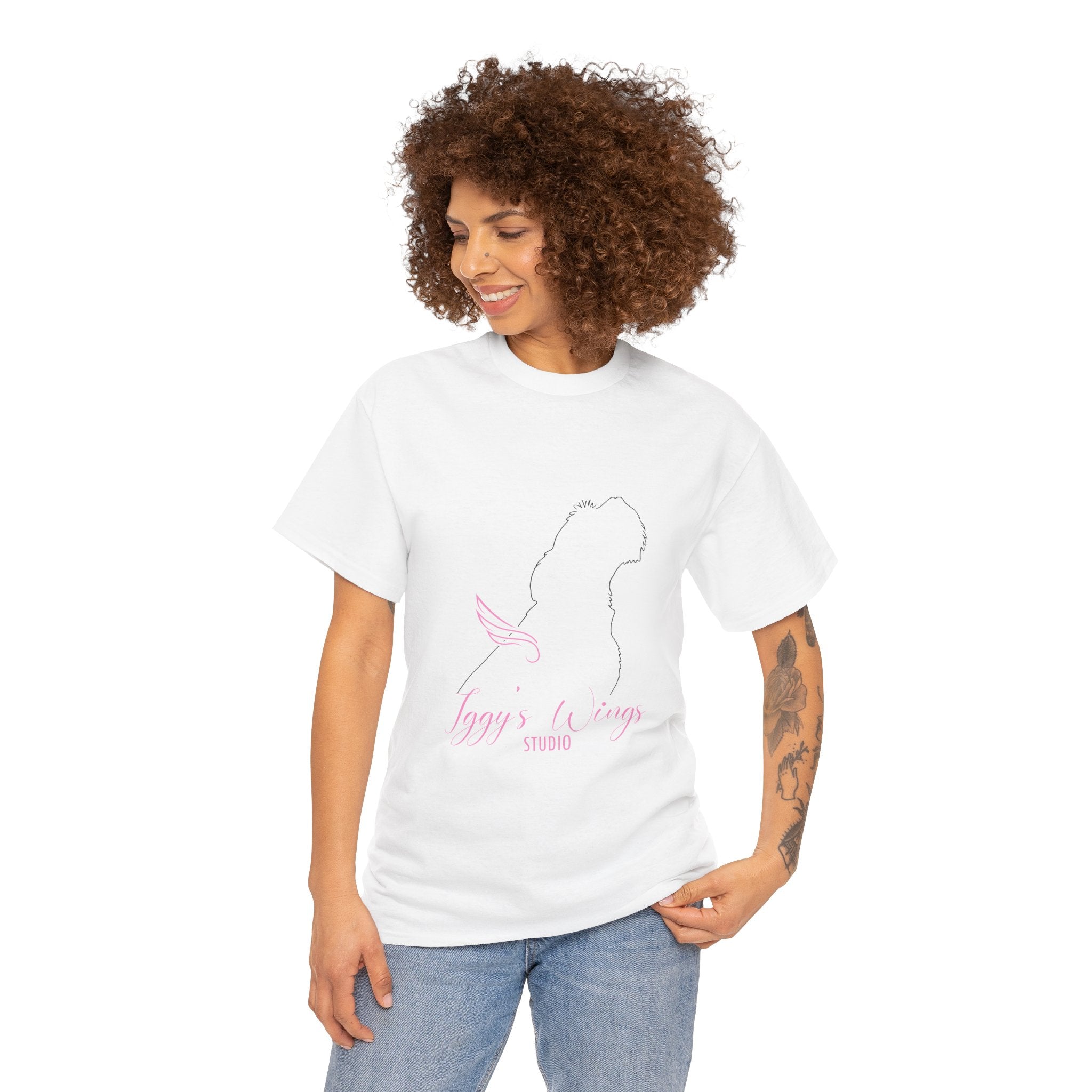 Iggy's Wings Full Silhouette Logo Tee (Heavier material)
