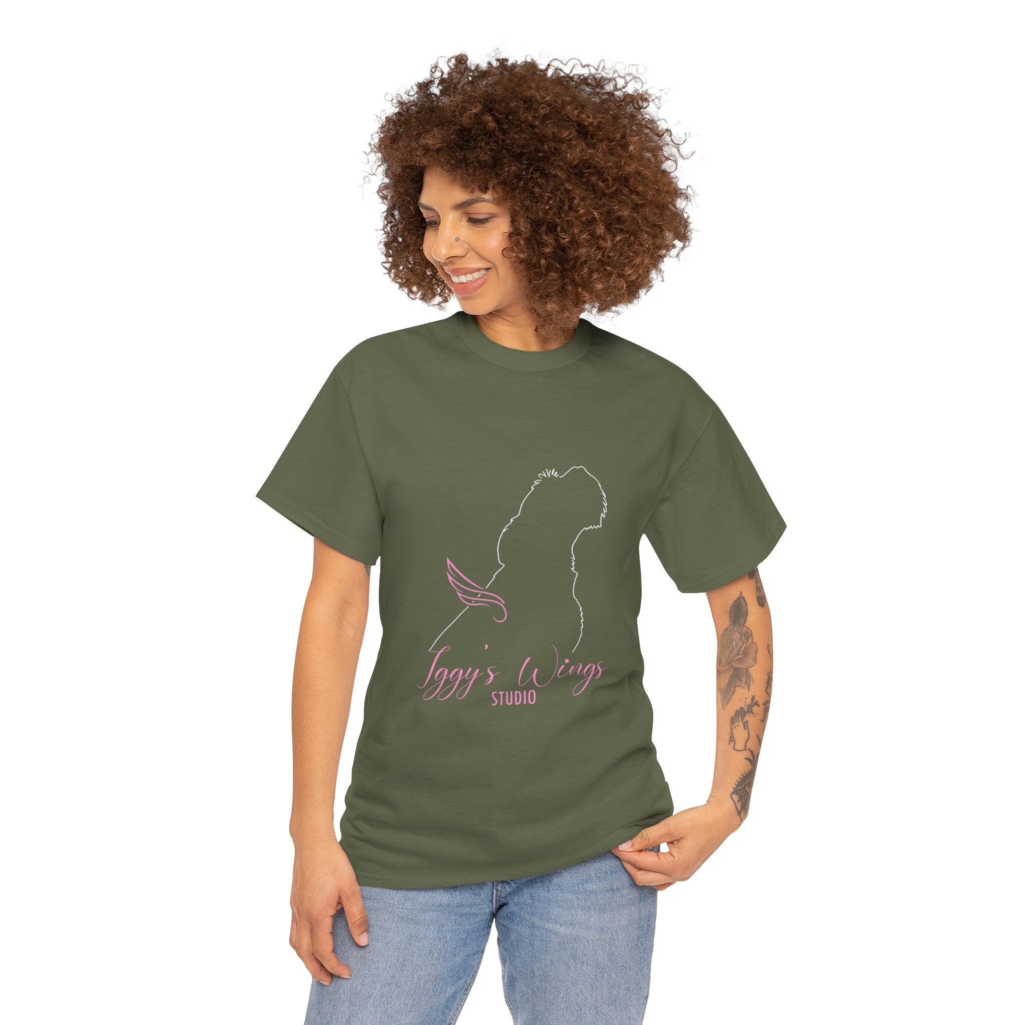 Iggy's Wings Full Silhouette Logo Tee (Heavier Material)