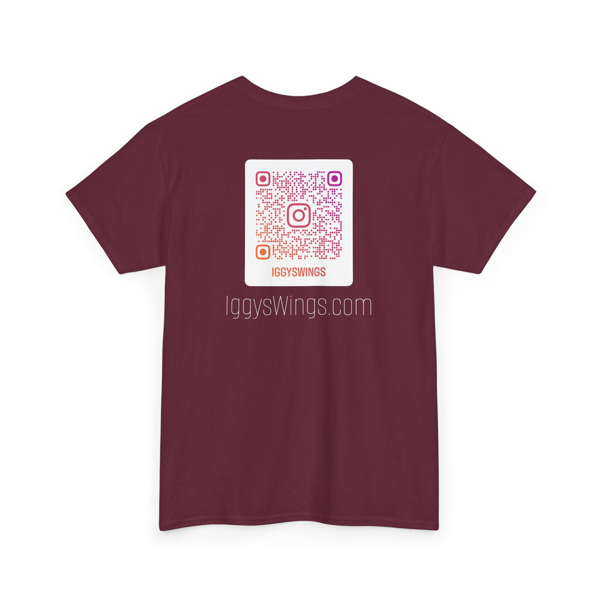 Iggy's Wings Full Silhouette Logo Tee (Heavier Material)
