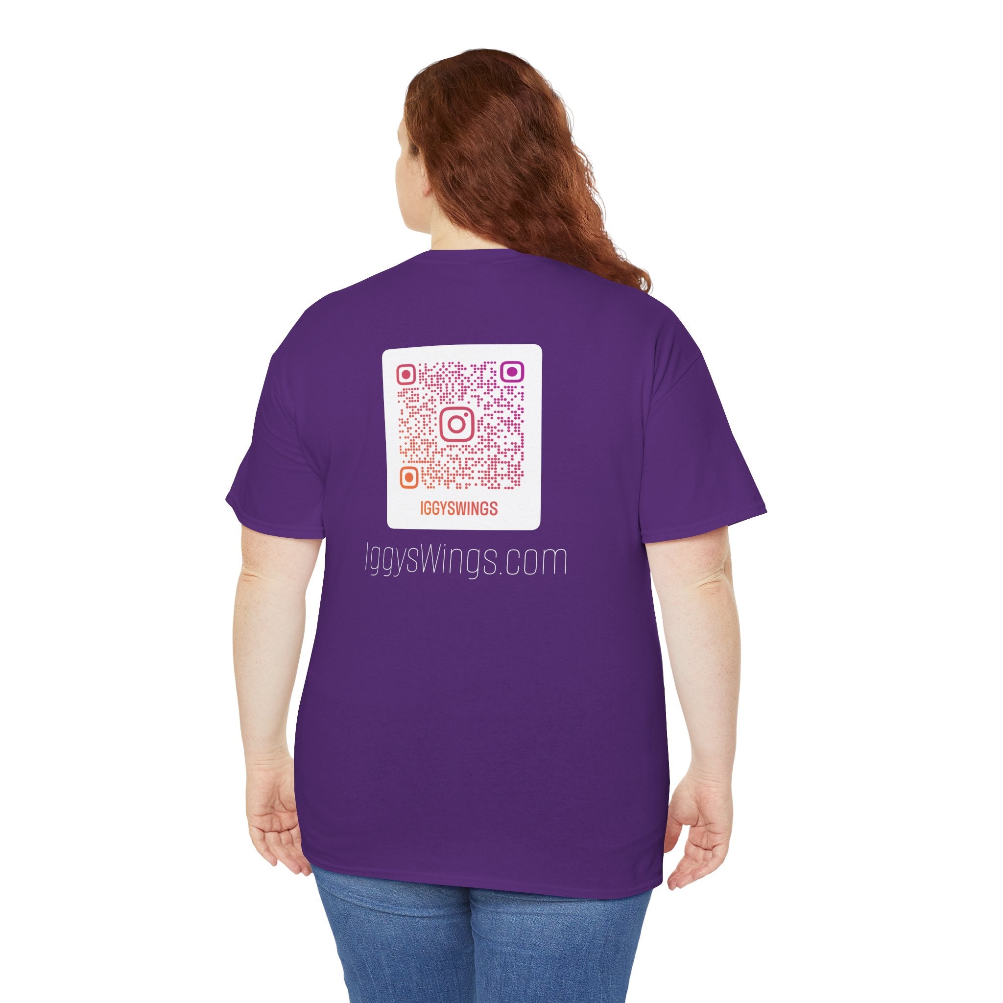Iggy's Wings Full Silhouette Logo Tee (Heavier Material)
