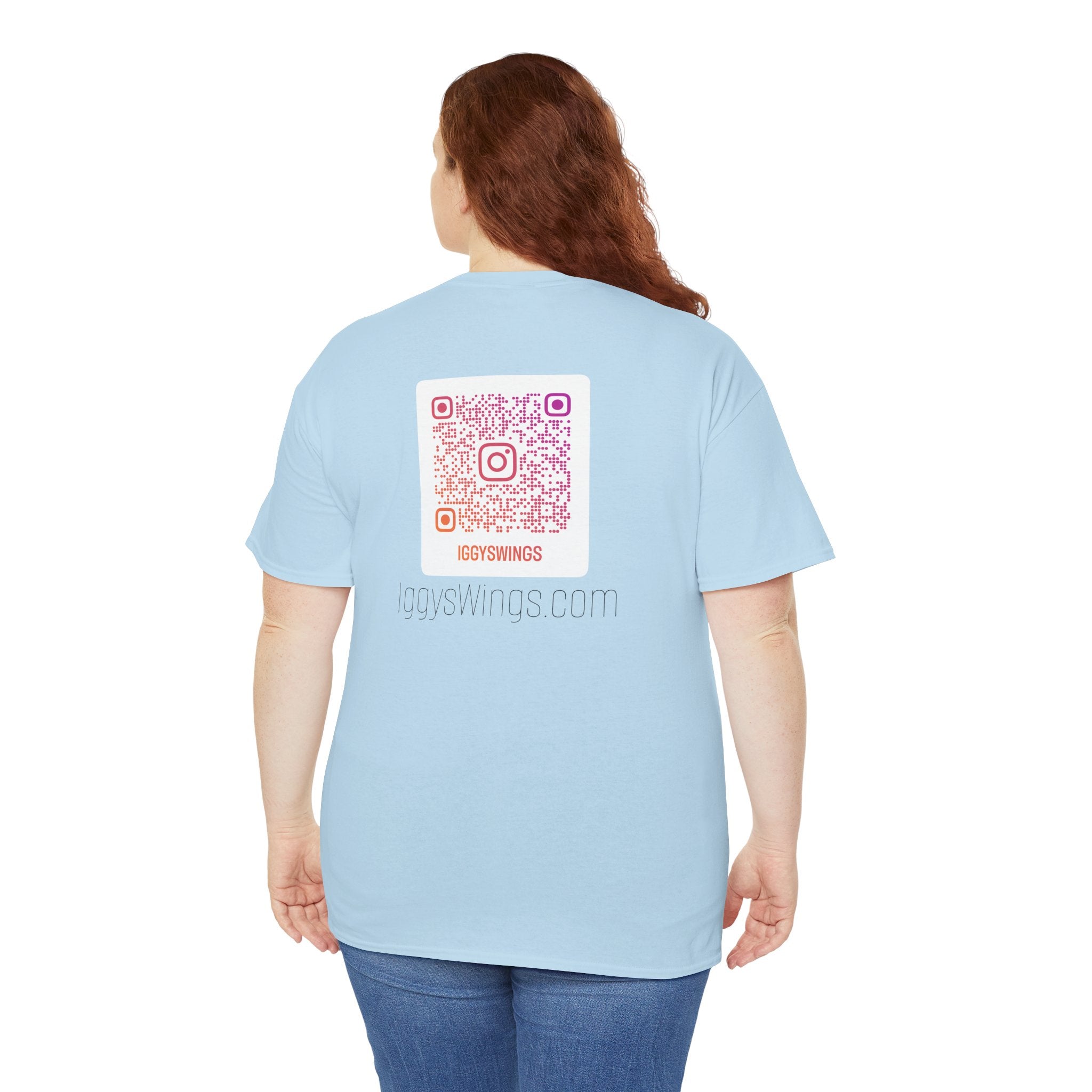 Iggy's Wings Full Silhouette Logo Tee (Heavier material)