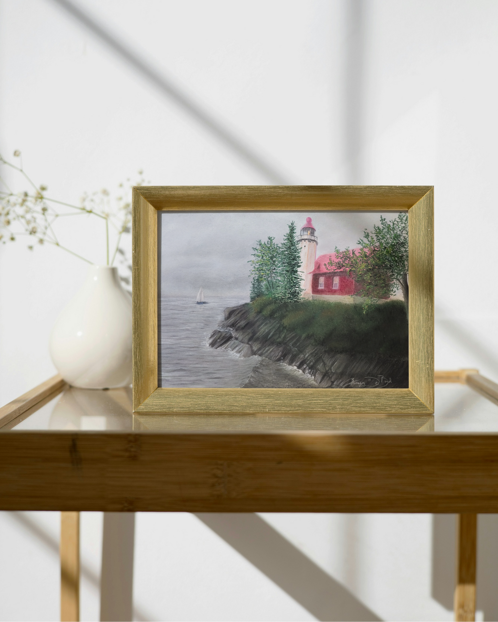 "I Miss You Already" Fine Art Poster — Coastal Seascape Print